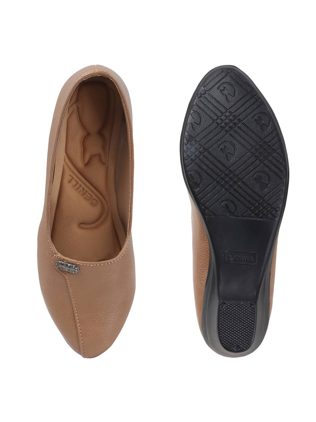 Women Beige Casual Latest Collection Comfortable Block Heels | H78 - view 4
