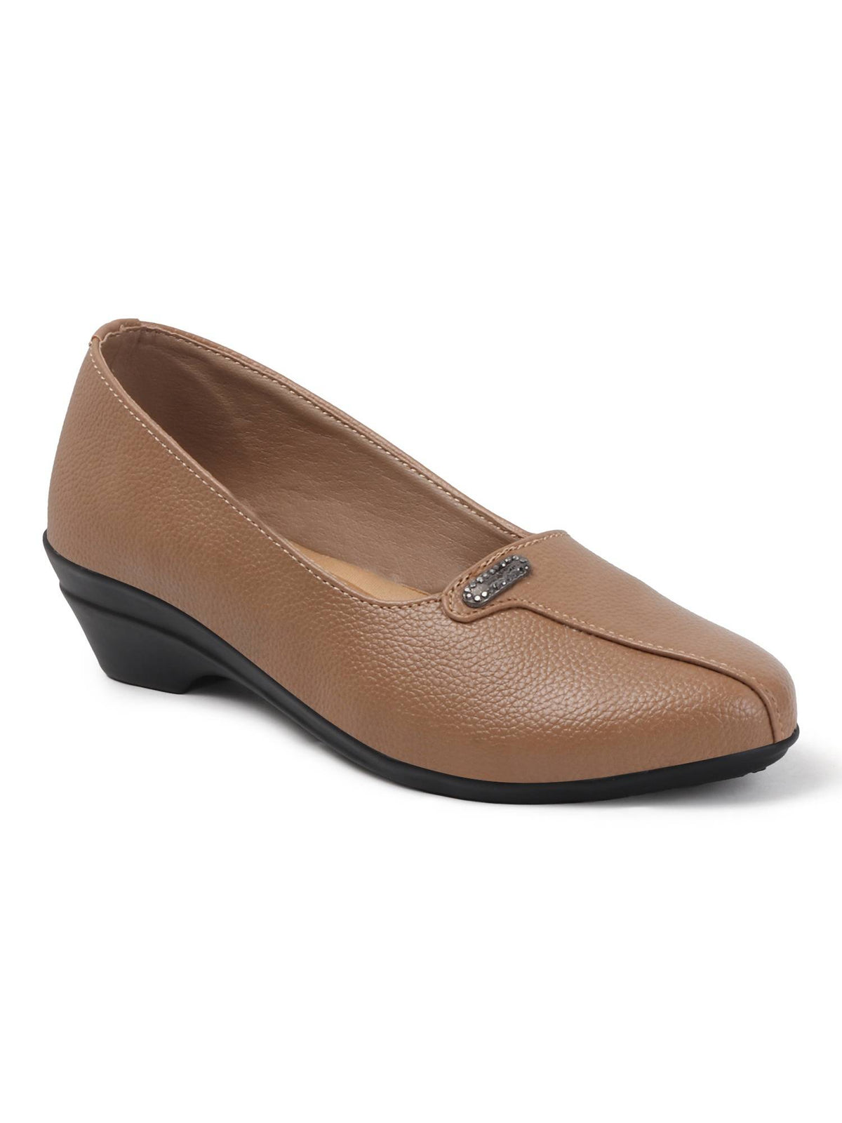Women Beige Casual Latest Collection Comfortable Block Heels | H78 - view 5