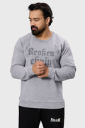 Shadow Washed Sweatshirt Light Grey
