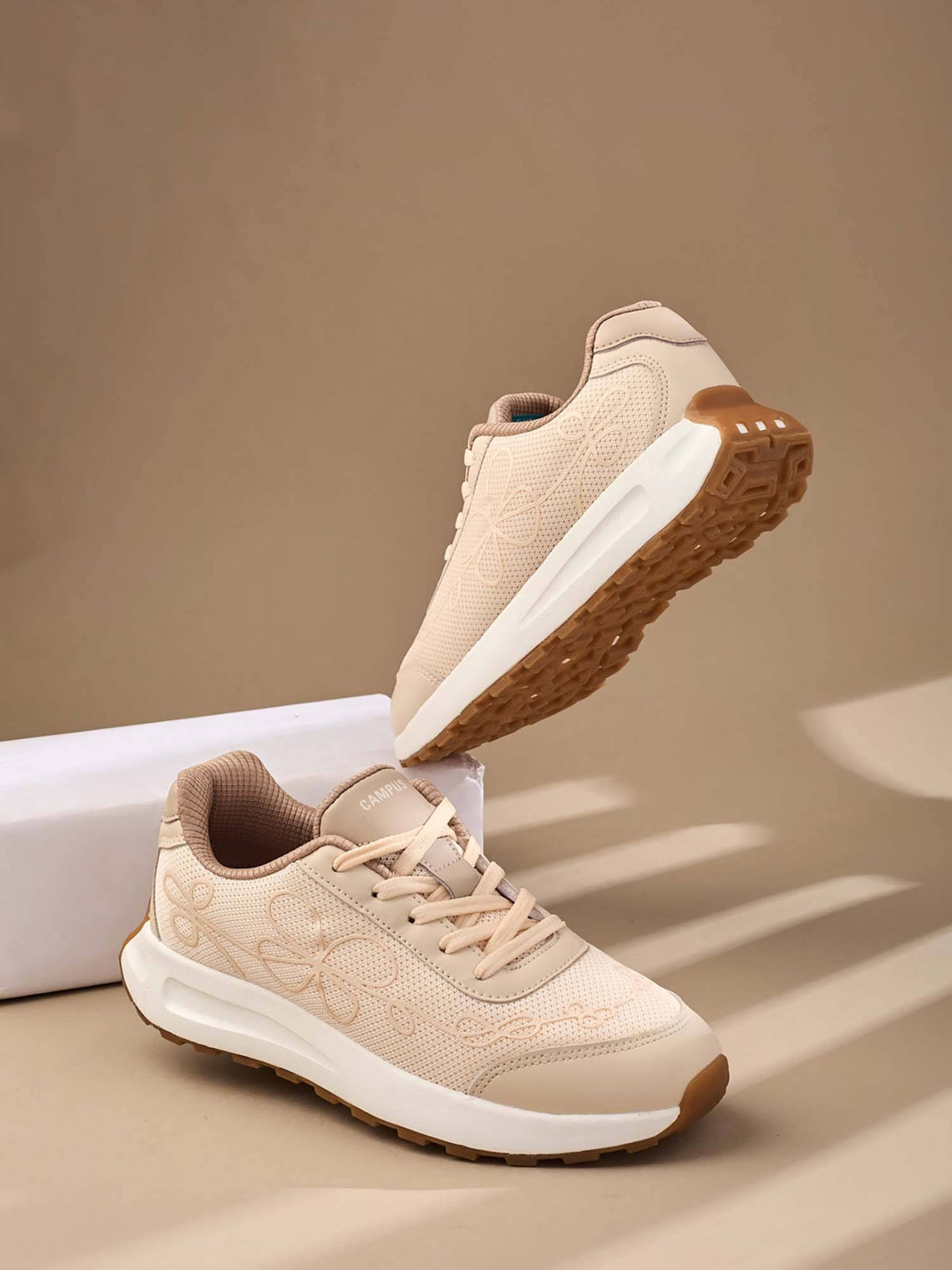 JUJUBEE Women Off White Sneakers | SN09 - view 1