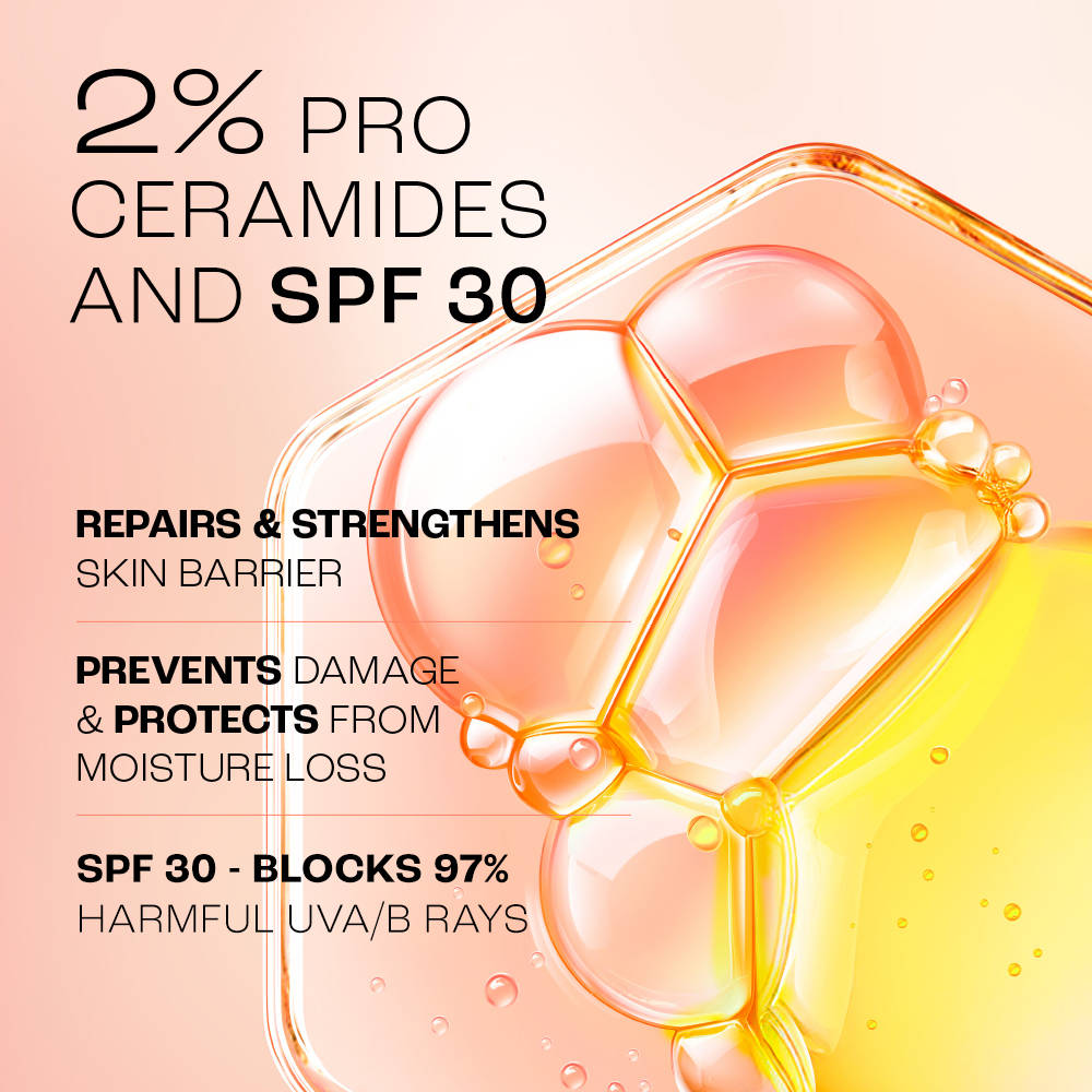 Lakmé Peach Moisturiser with SPF 30 & Ceramide, UV Defense & Barrier Repair, All Skin Types | FC3 - view 2