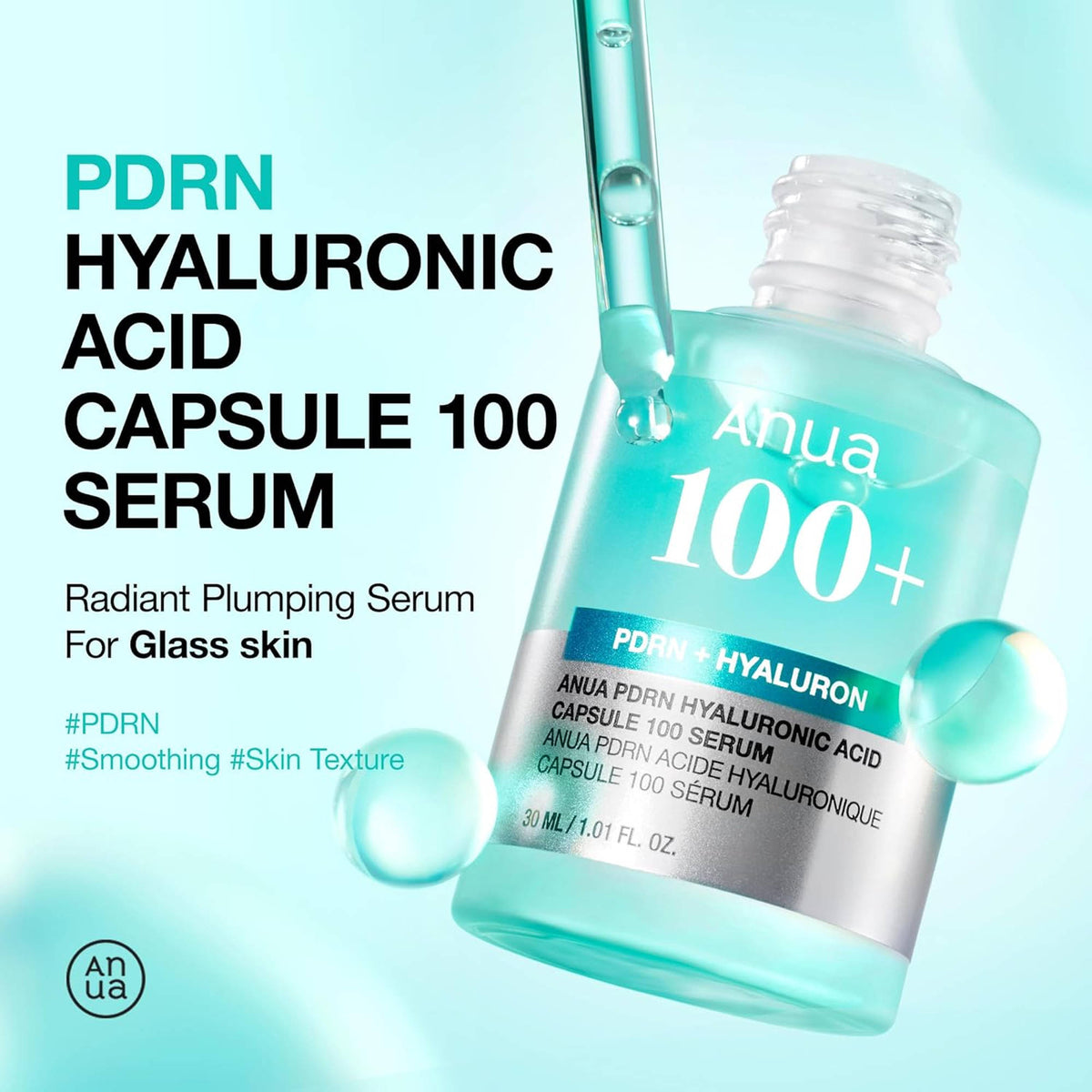 Pdrn Hyaluronic Acid Capsule 100 Serum with Collagen For Plump, Dewy, Radiant Glass Skin | Z8 - view 2
