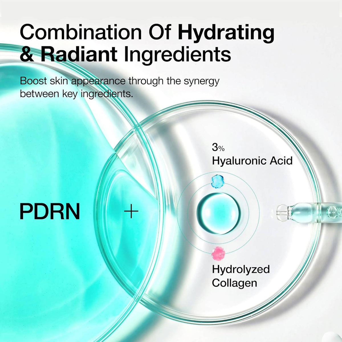 Pdrn Hyaluronic Acid Capsule 100 Serum with Collagen For Plump, Dewy, Radiant Glass Skin | Z8 - view 4