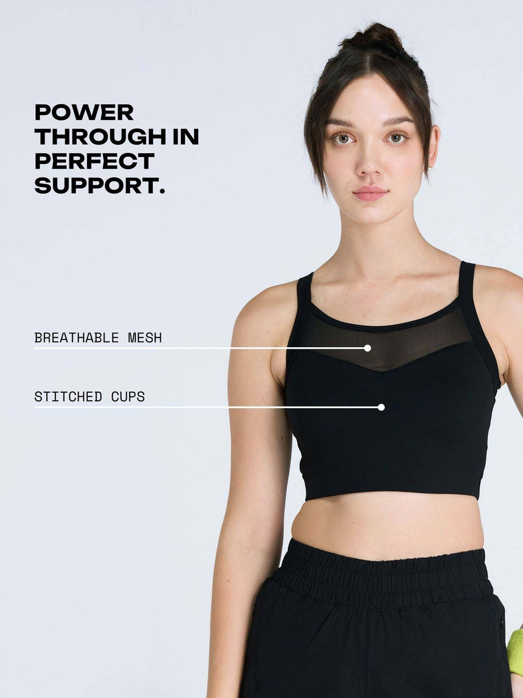 Wine Hyper Mesh Sports Bra | sb09 - view 9