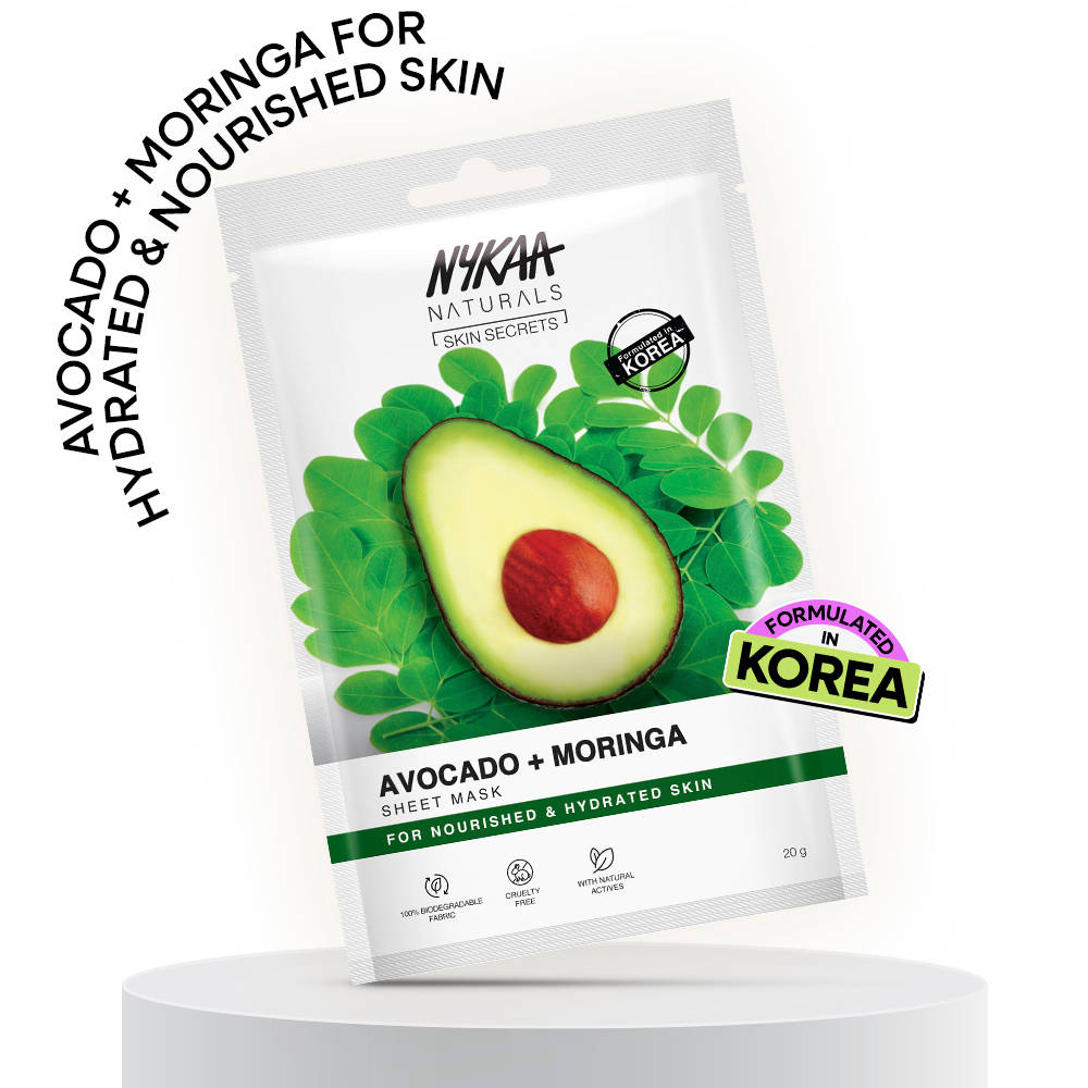 Nykaa Green Tea + Aloe Vera Sheet Mask For Hydrated Skin - Formulated in Korea - For All Skin Types | FC3 - view 1
