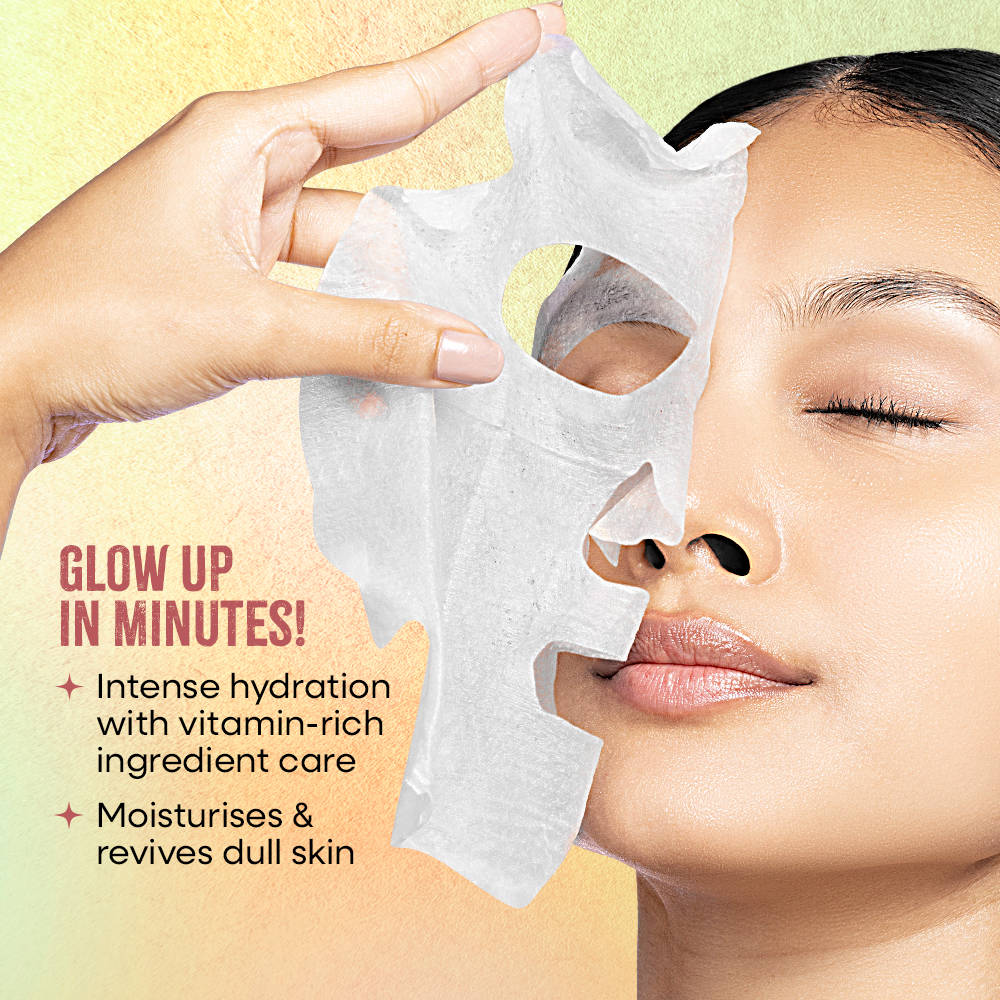 Nykaa Green Tea + Aloe Vera Sheet Mask For Hydrated Skin - Formulated in Korea - For All Skin Types | FC3 - view 2