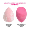 Celestial & Rose Super Soft Makeup Sponge Combo (Pack of 2) | T32 - view 1