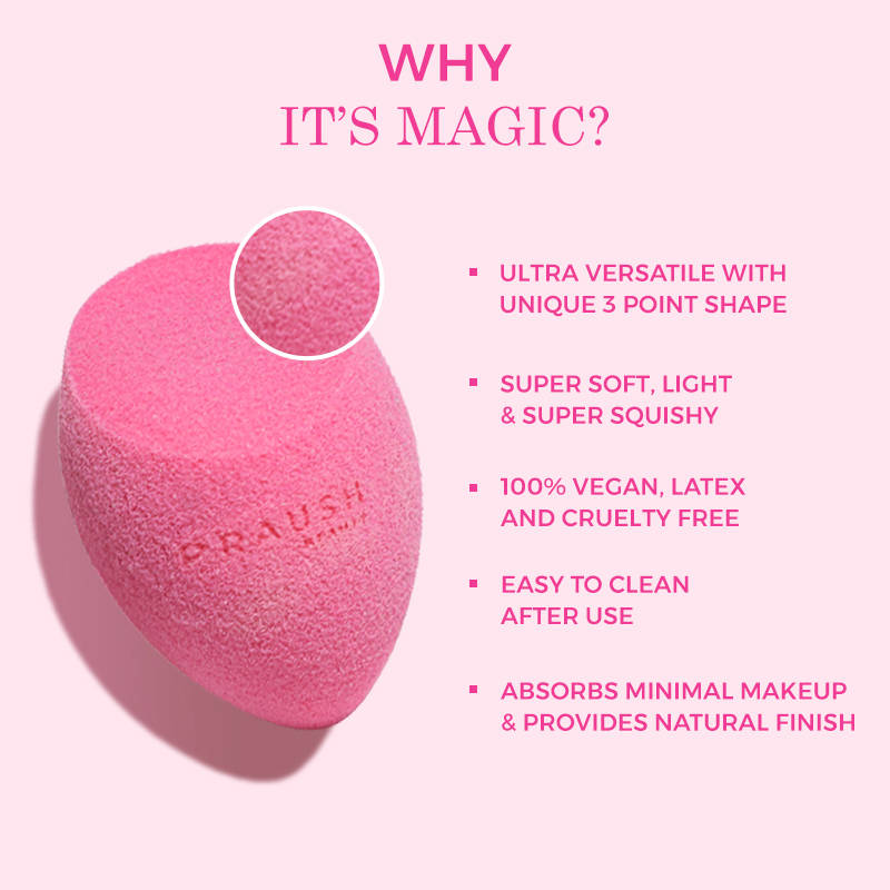 Celestial & Rose Super Soft Makeup Sponge Combo (Pack of 2) | T32 - view 4