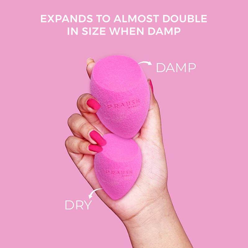 Celestial & Rose Super Soft Makeup Sponge Combo (Pack of 2) | T32 - view 5