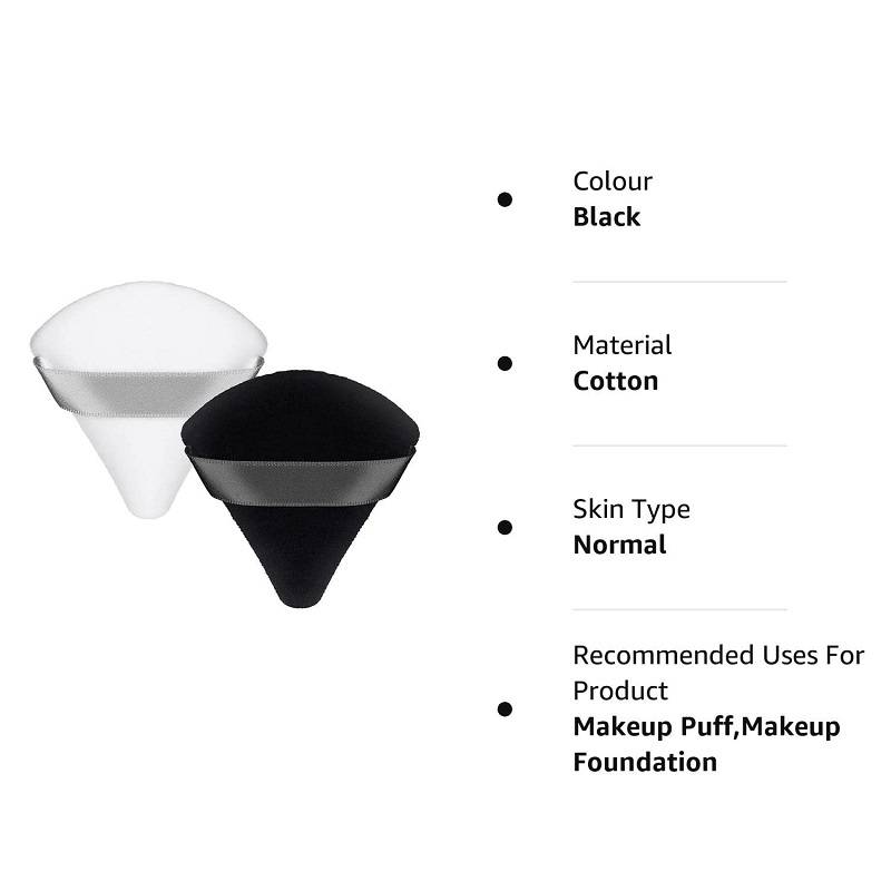 Pizza Puff Triangle Makeup Sponge for Foundation, Concealer & Loose Powder Applicator | C83 - view 2