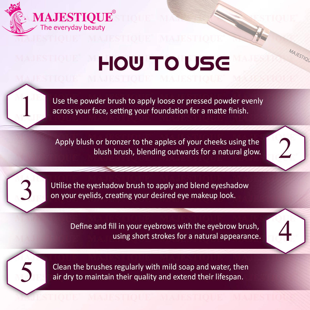 Face Makeup Brush Set | T32 - view 3