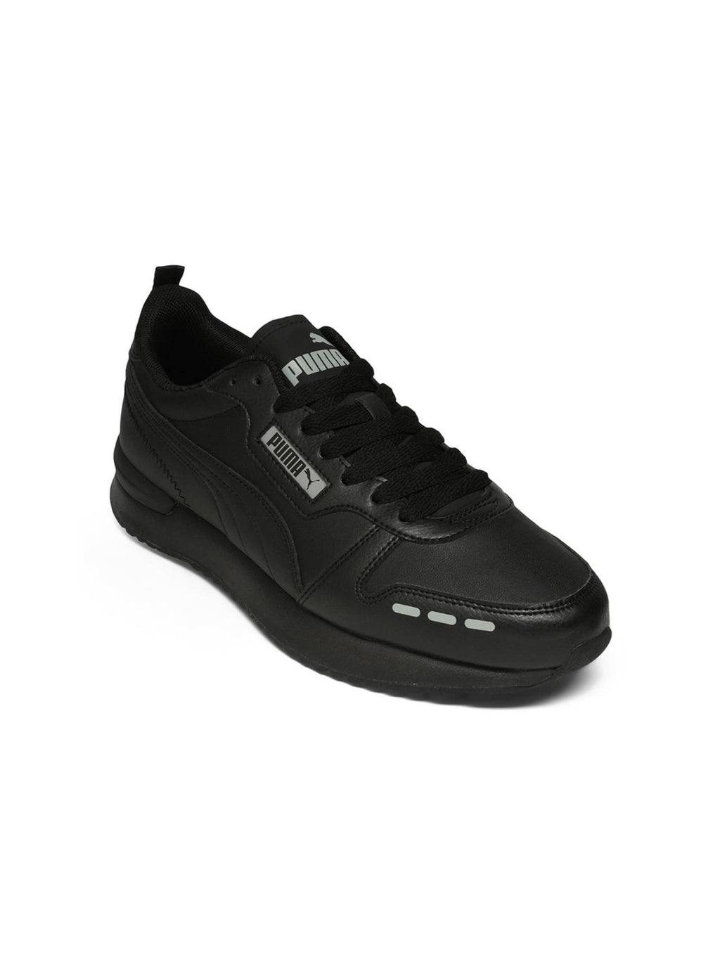 Black R78 Cushioned Platform Sneakers | SN09 - view 1