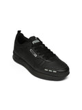 Black R78 Cushioned Platform Sneakers | SN09 - view 1