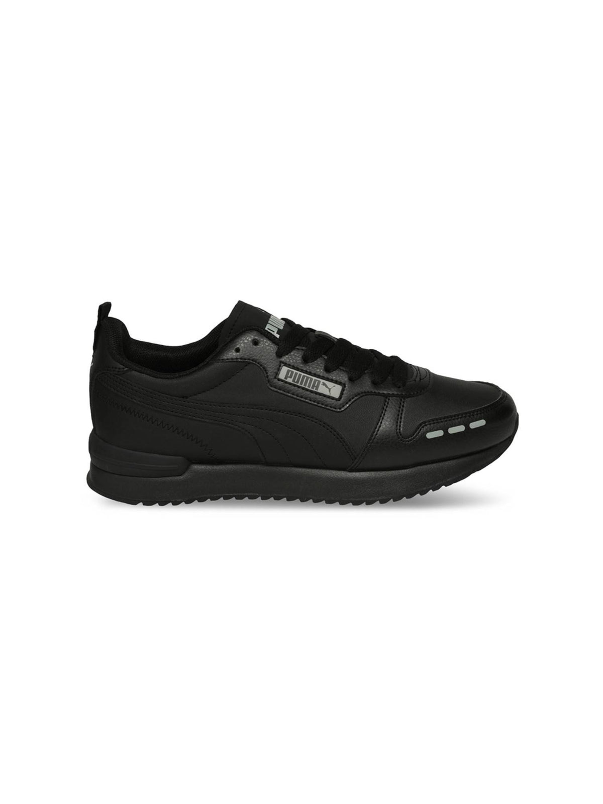 Black R78 Cushioned Platform Sneakers | SN09 - view 2