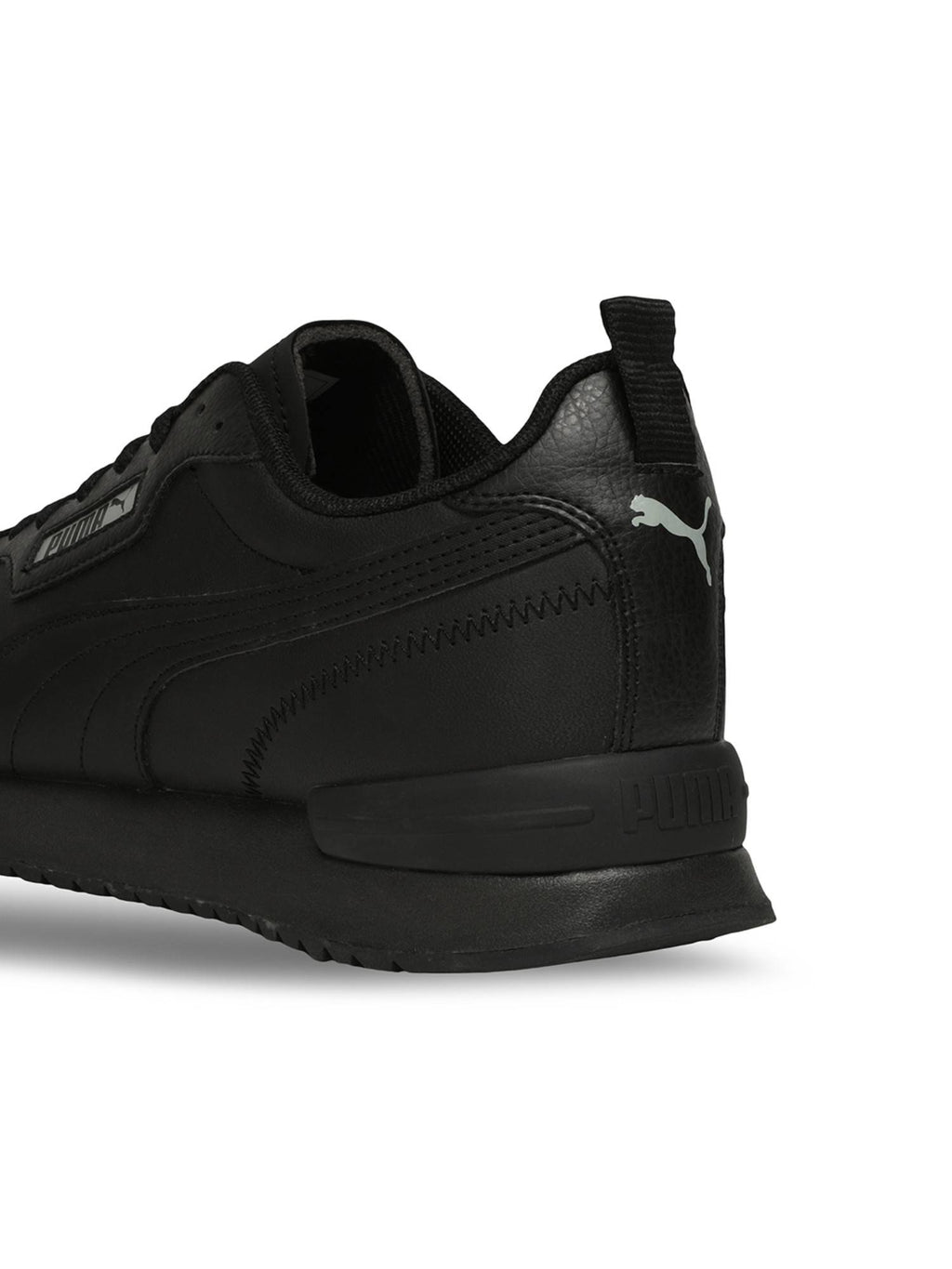 Black R78 Cushioned Platform Sneakers | SN09 - view 3