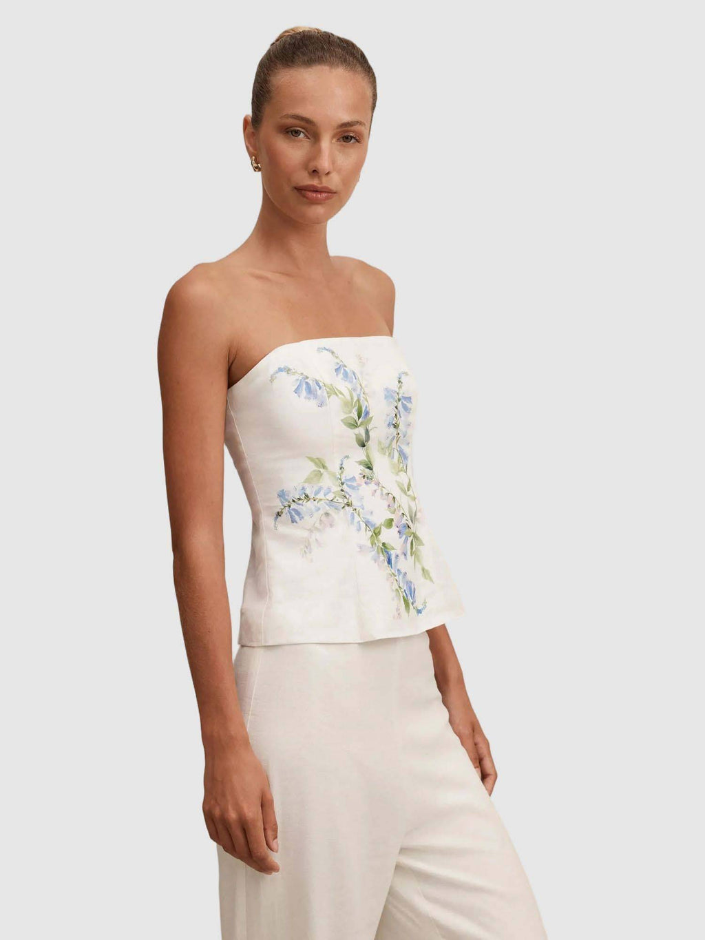 Soleil Placement Print Top | TT90 - view 3