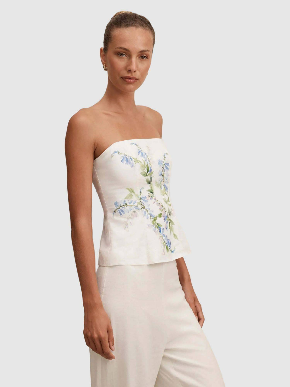 Soleil Placement Print Top | TT90 - view 3
