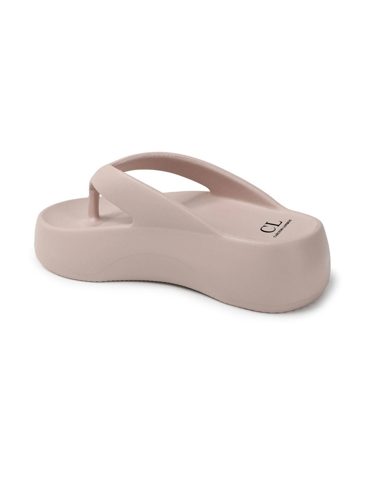 Women's Elevated Jelly Platform Thong Sandals | SD89 - view 34