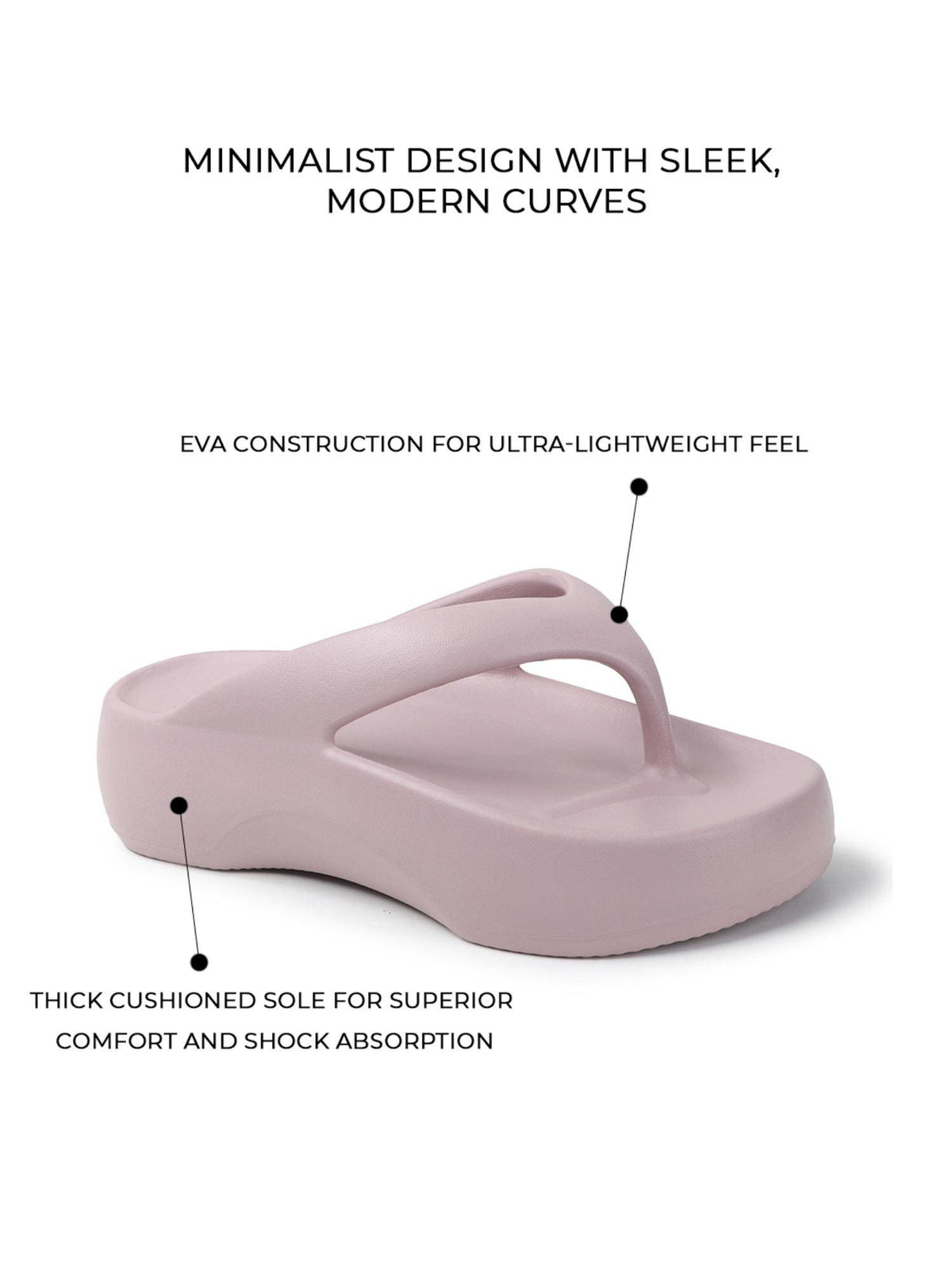 Women's Elevated Jelly Platform Thong Sandals | SD89 - view 14