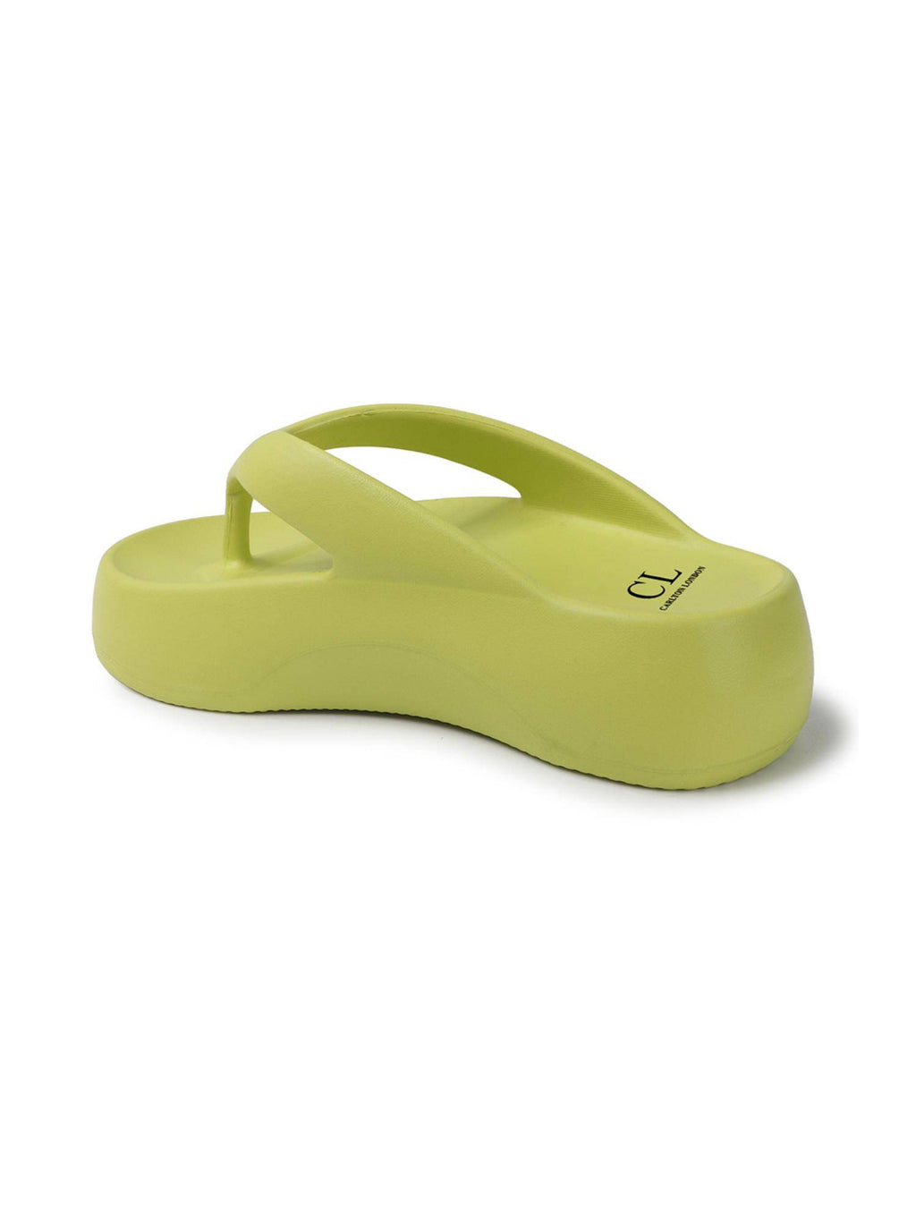 Women's Elevated Jelly Platform Thong Sandals | SD89 - view 6