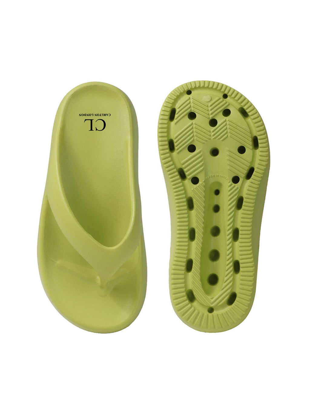 Women's Elevated Jelly Platform Thong Sandals | SD89 - view 21
