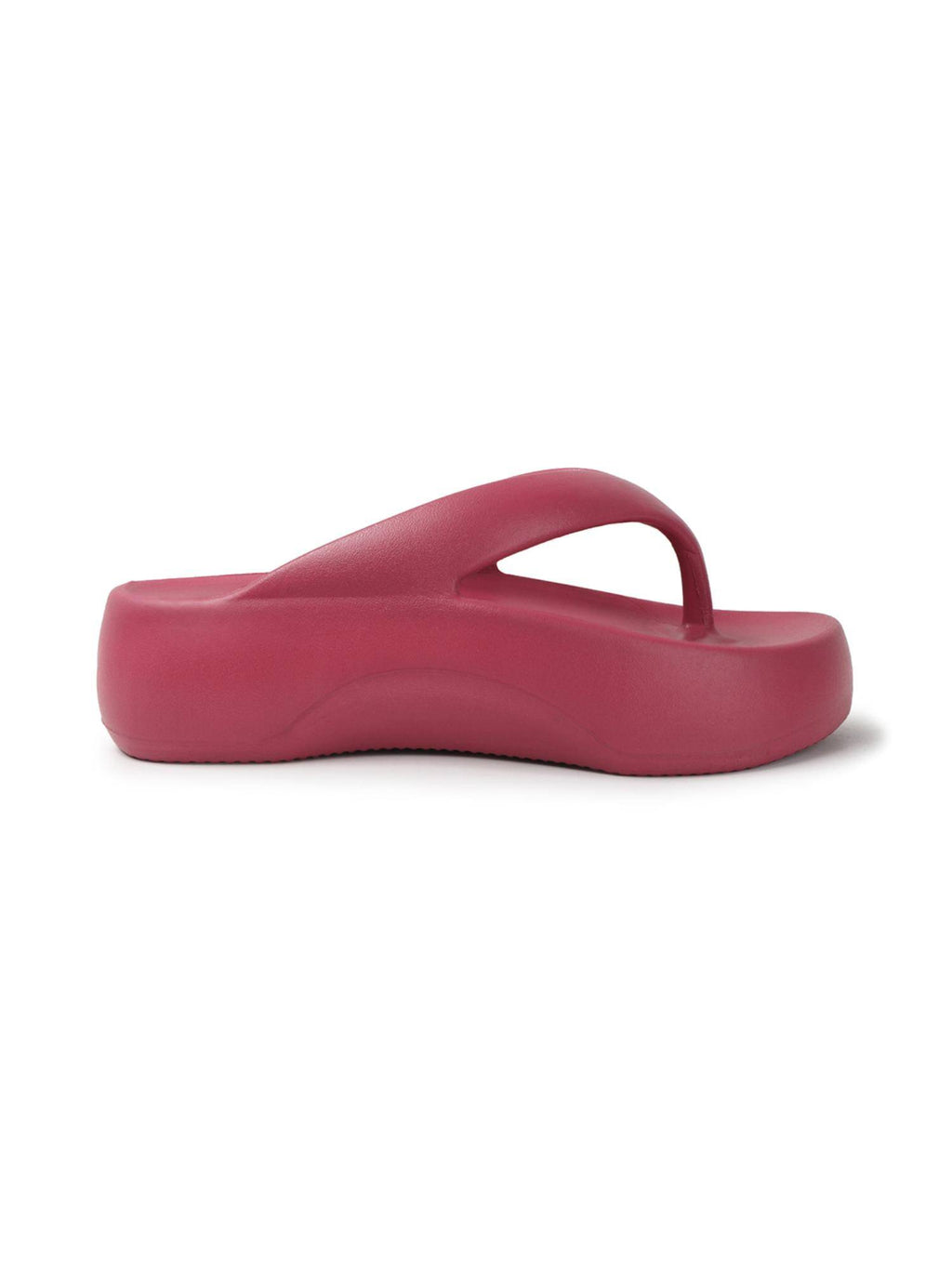 Women's Elevated Jelly Platform Thong Sandals | SD89 - view 19