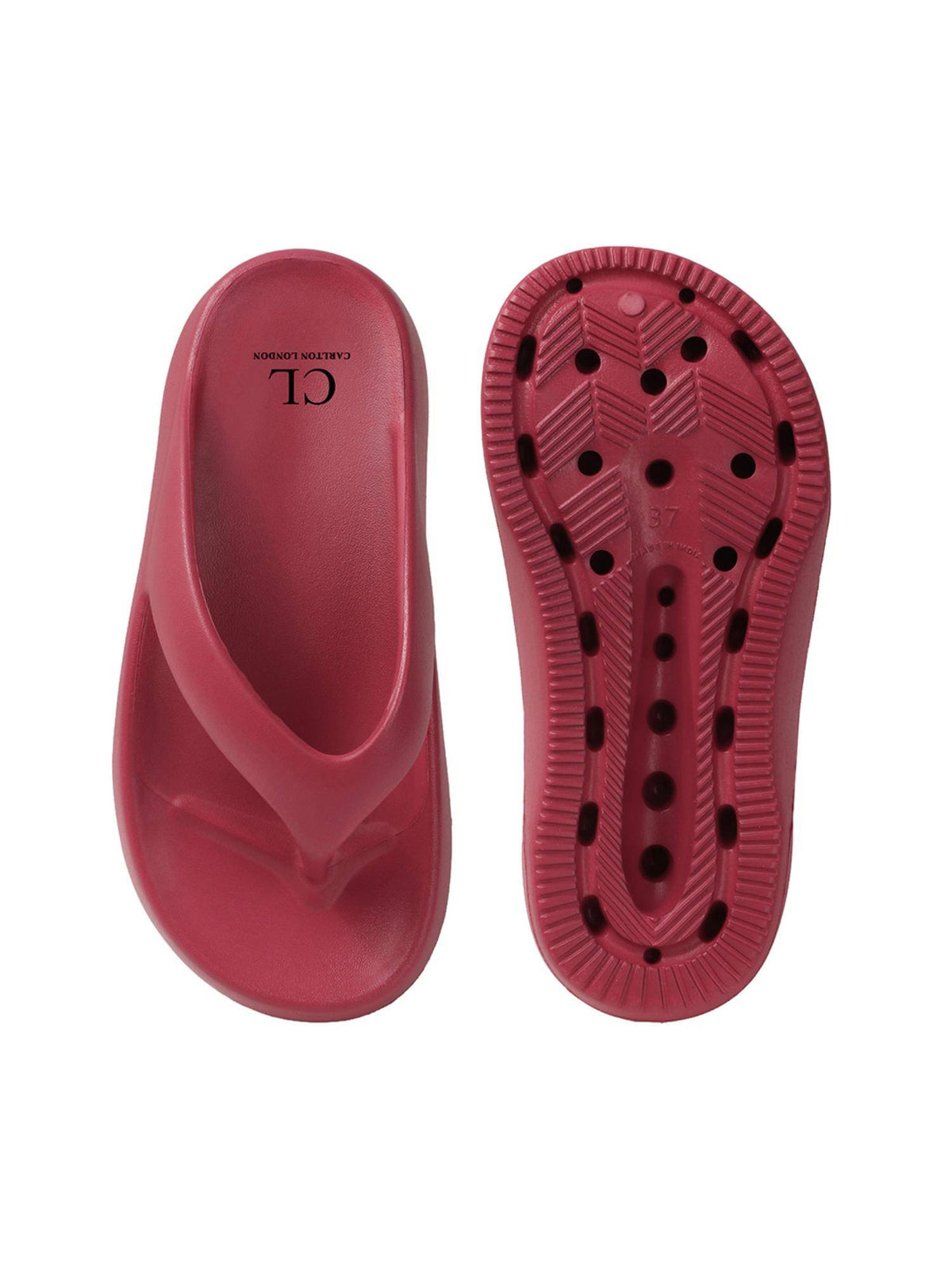 Women's Elevated Jelly Platform Thong Sandals | SD89 - view 21