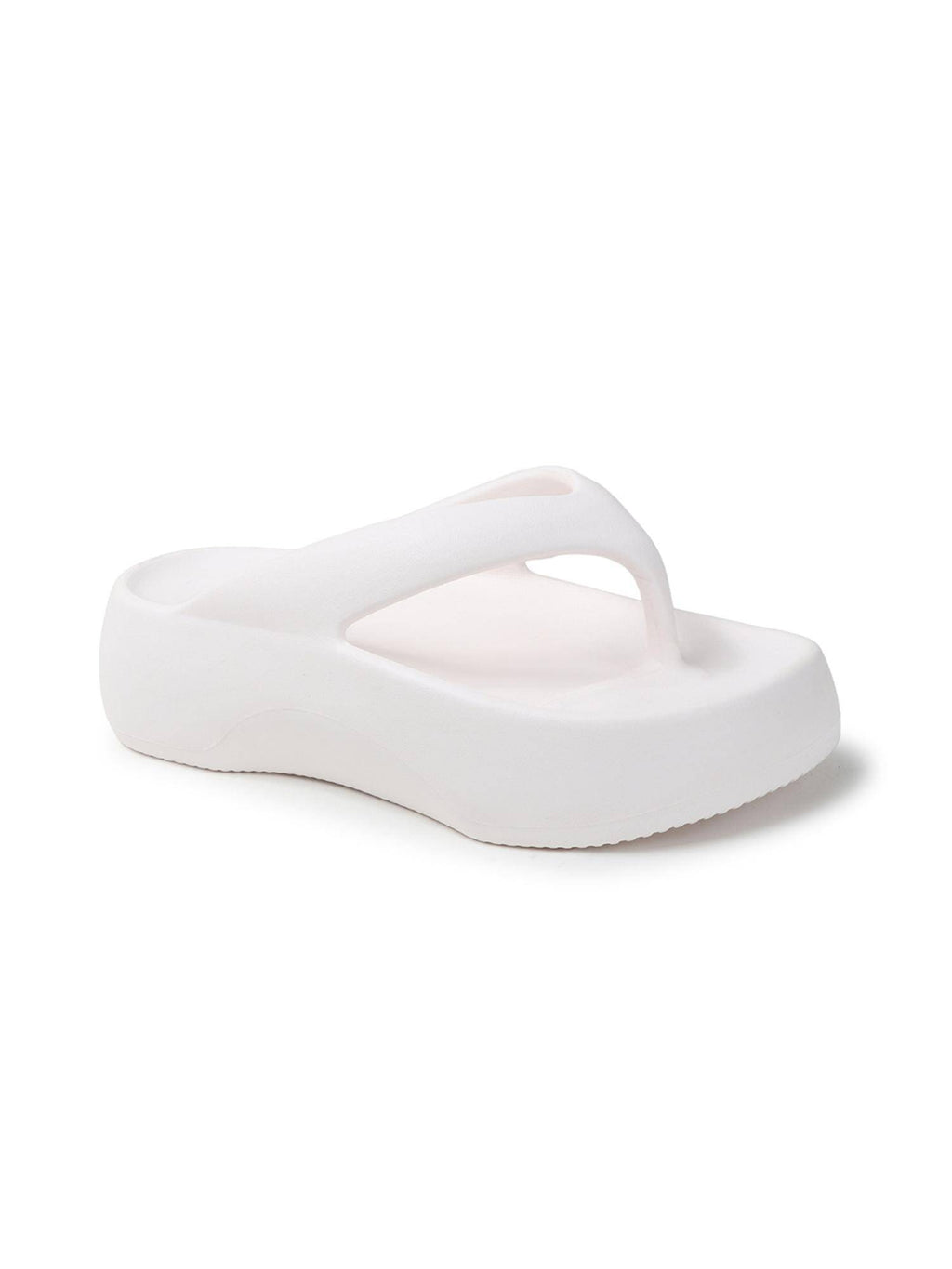 Women's Elevated Jelly Platform Thong Sandals | SD89 - view 25