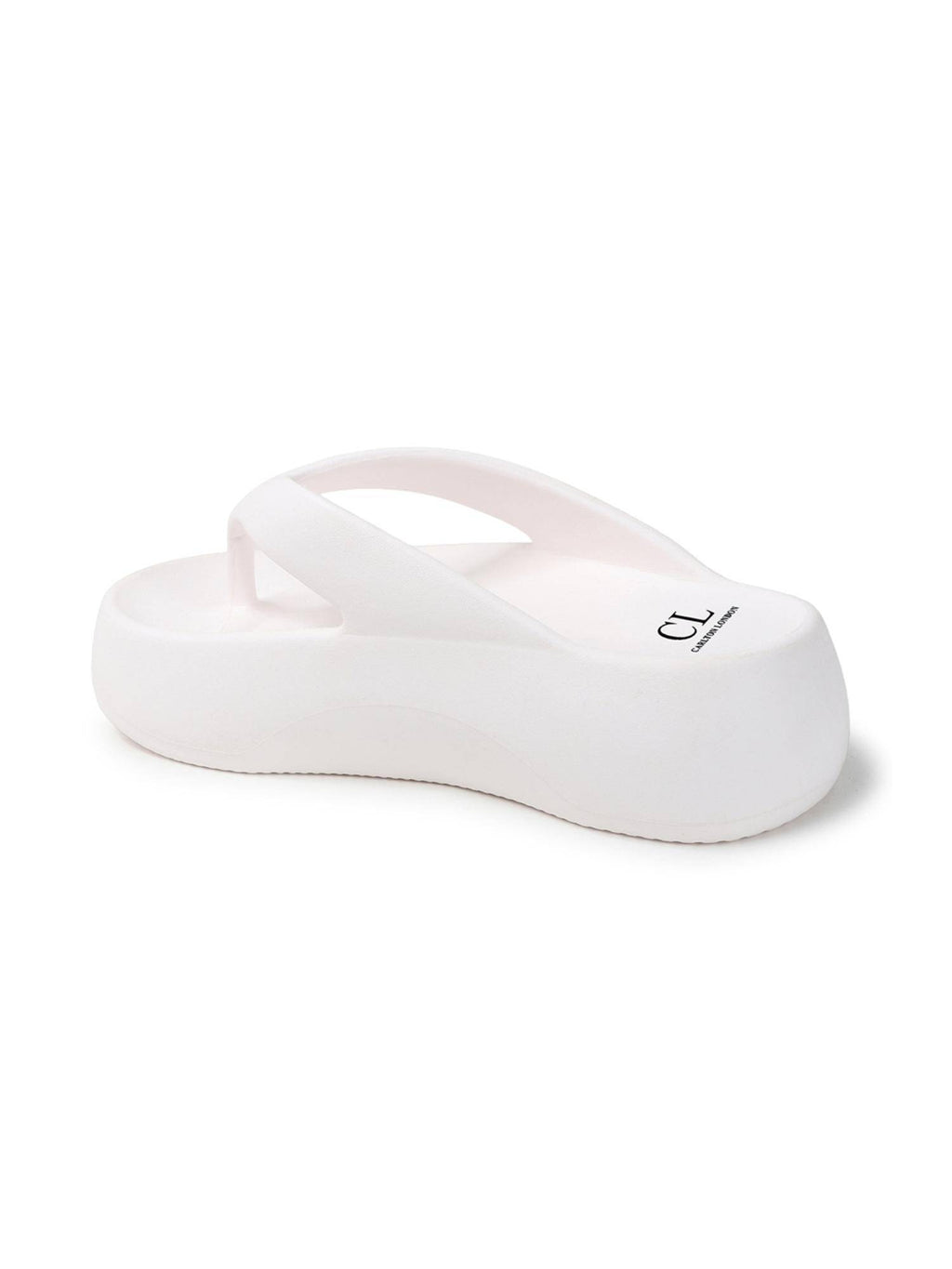 Women's Elevated Jelly Platform Thong Sandals | SD89 - view 6