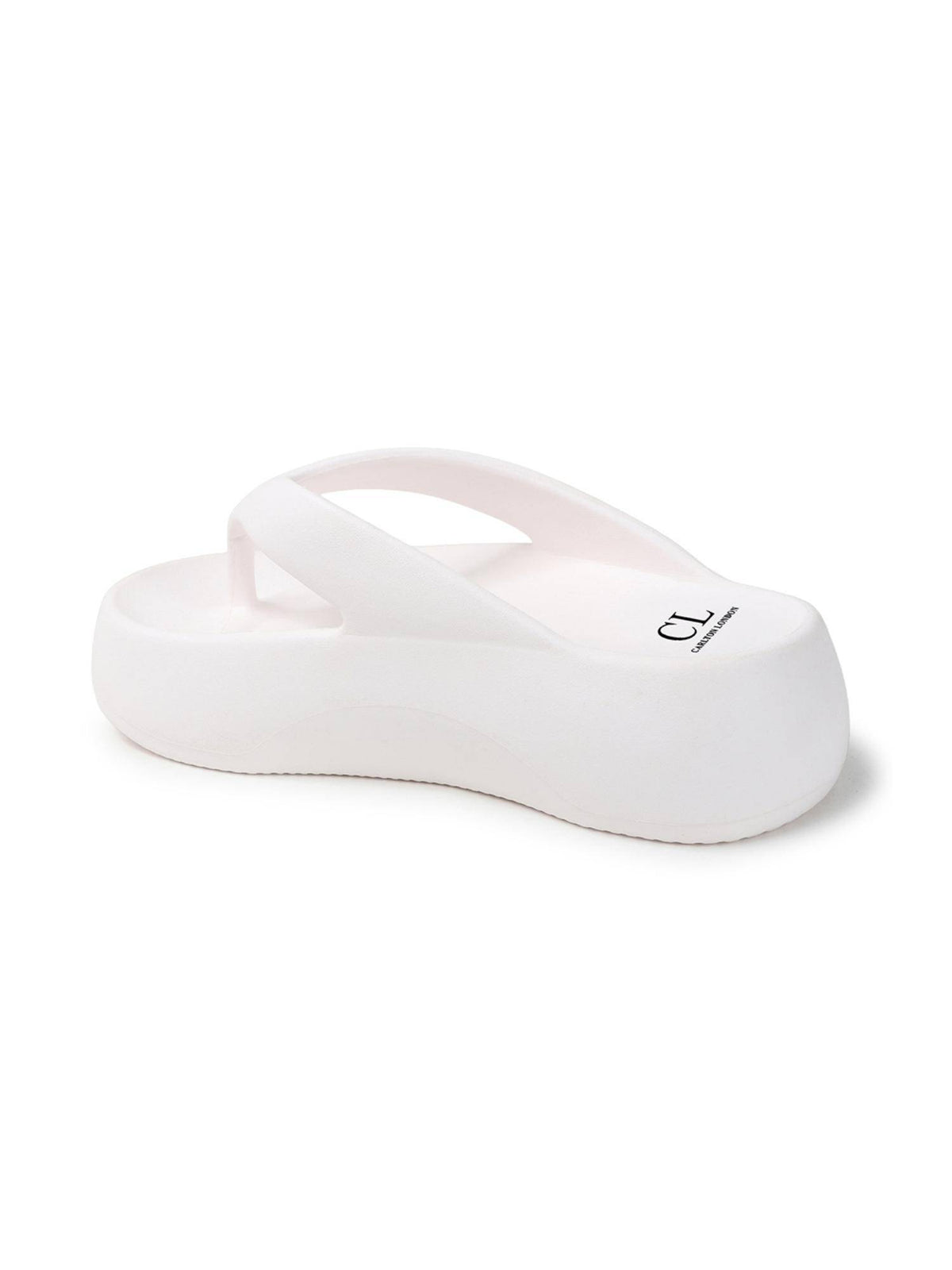 Women's Elevated Jelly Platform Thong Sandals | SD89 - view 6