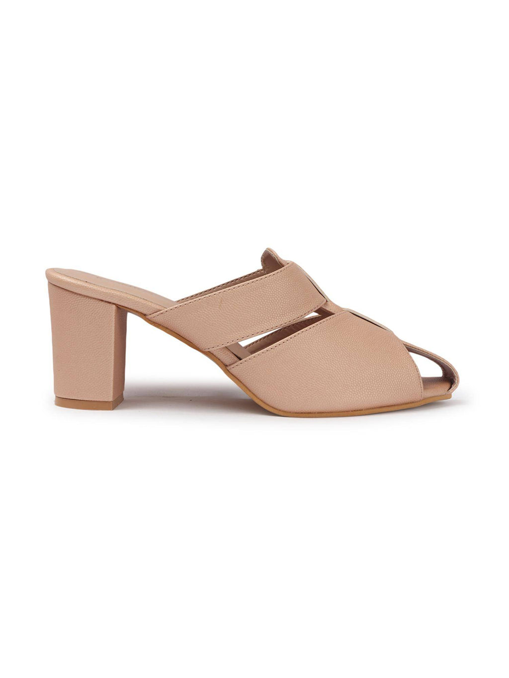 Women's Comfortable Style Woven Strap Block Heel | H78 - view 6