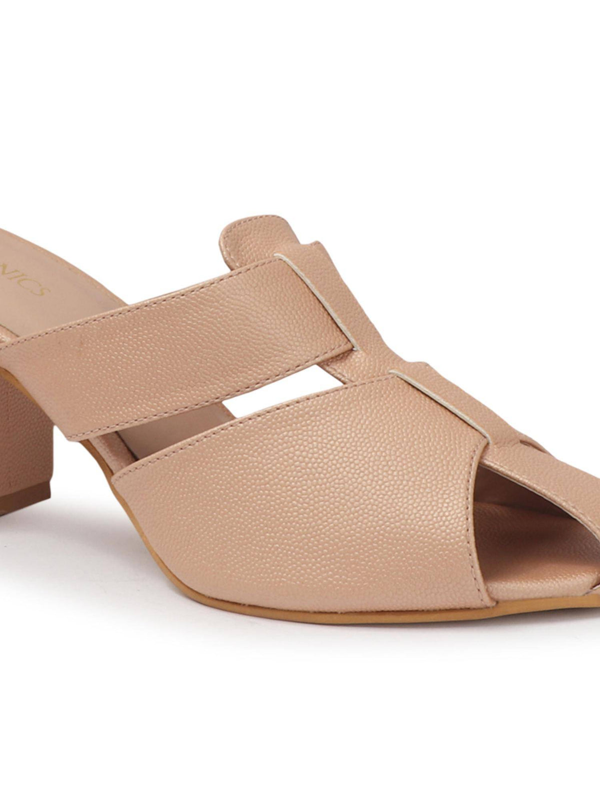 Women's Comfortable Style Woven Strap Block Heel | H78 - view 7