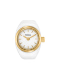 White Quartz Analog Watch Ring (Es5412) | W92 - view 1
