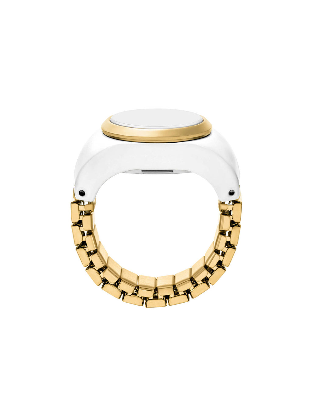 Black Quartz Analog Watch Ring (Es5413) | W92 - view 8