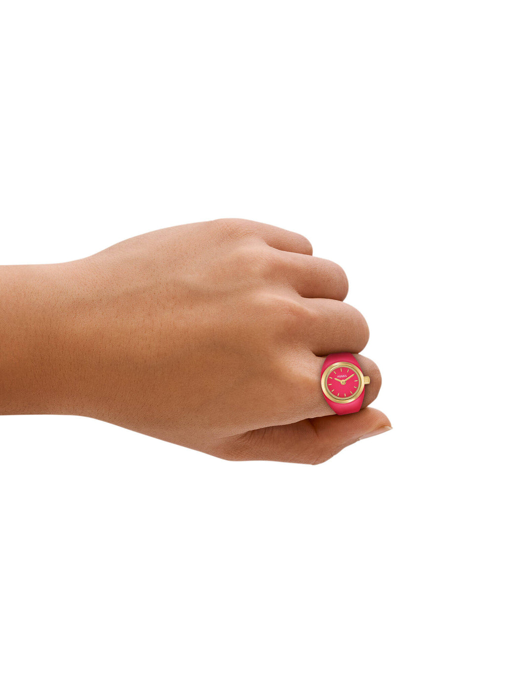 White Quartz Analog Watch Ring (Es5412) | W92 - view 7