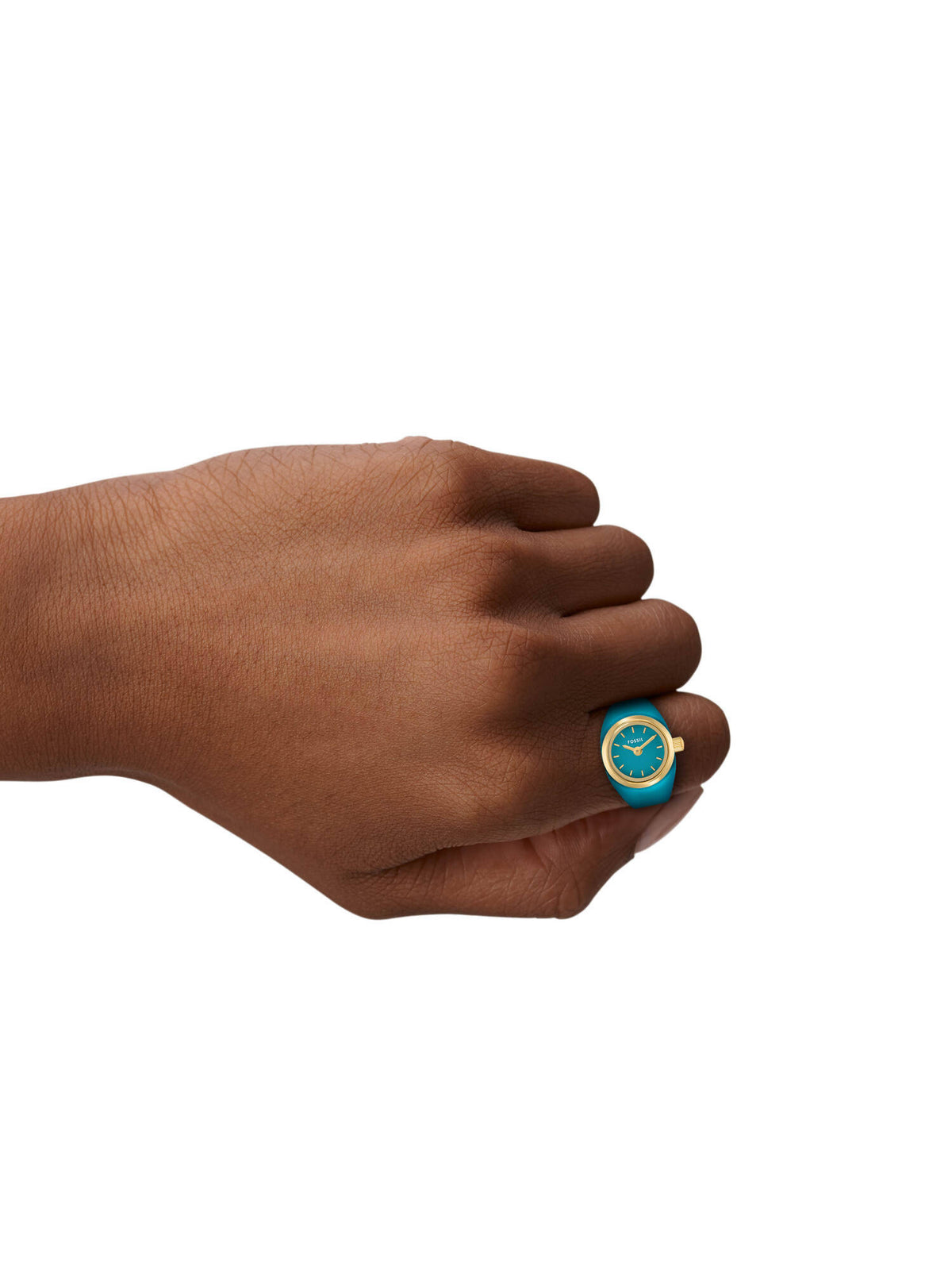 Black Quartz Analog Watch Ring (Es5413) | W92 - view 17