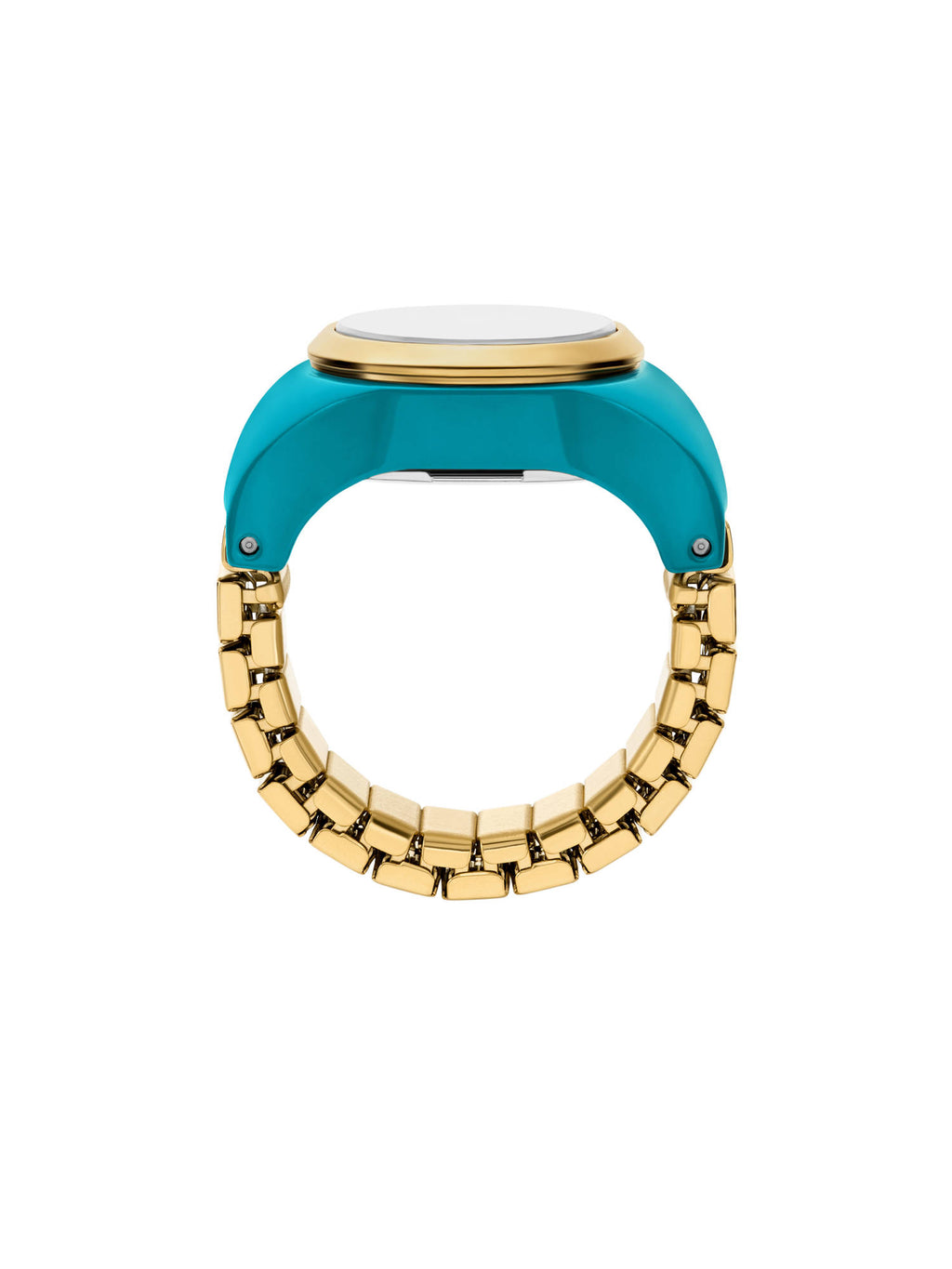 Black Quartz Analog Watch Ring (Es5413) | W92 - view 18