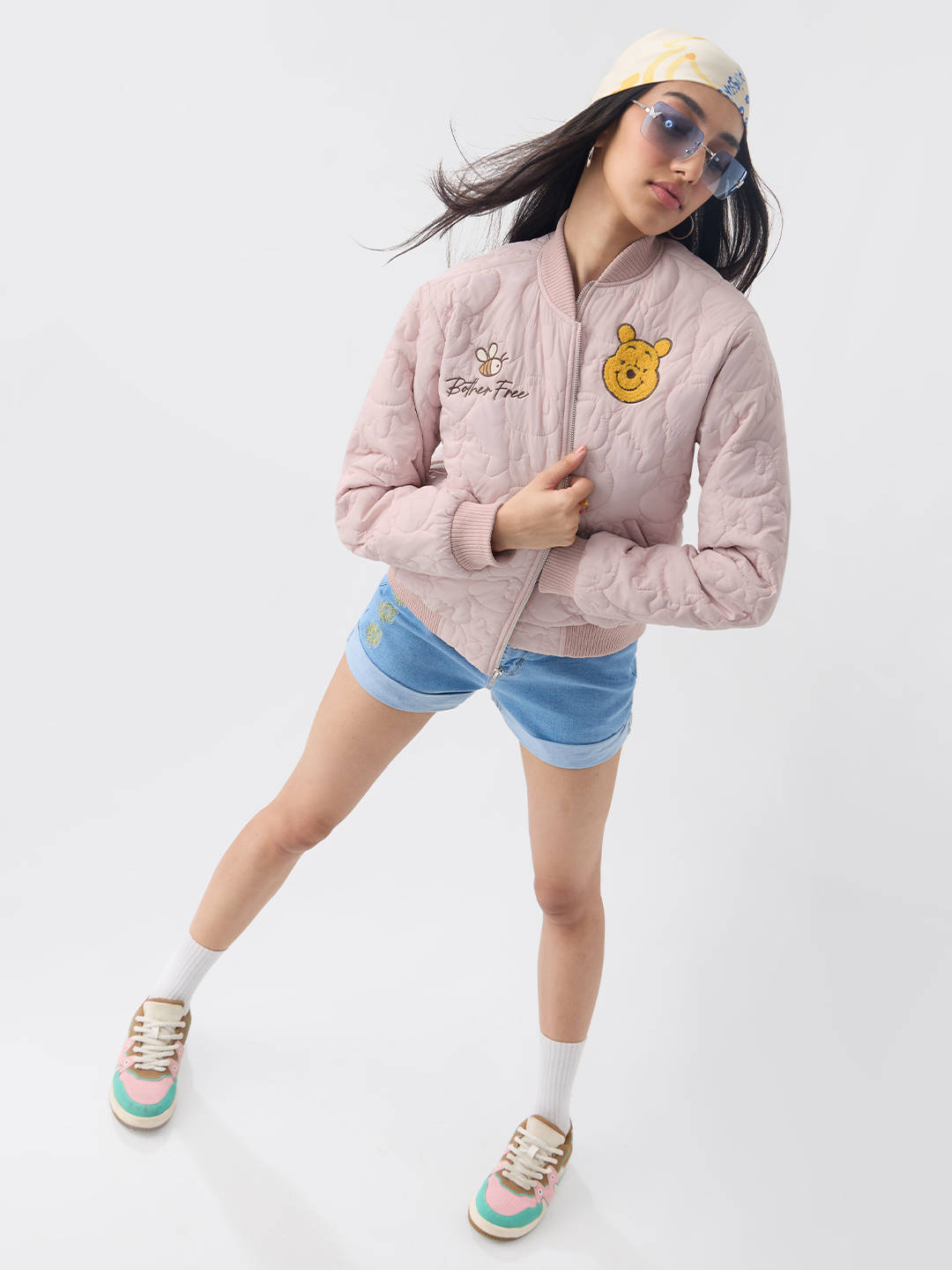 Official Disney Bother Free Women Bomber Jacket | JC78 - view 1