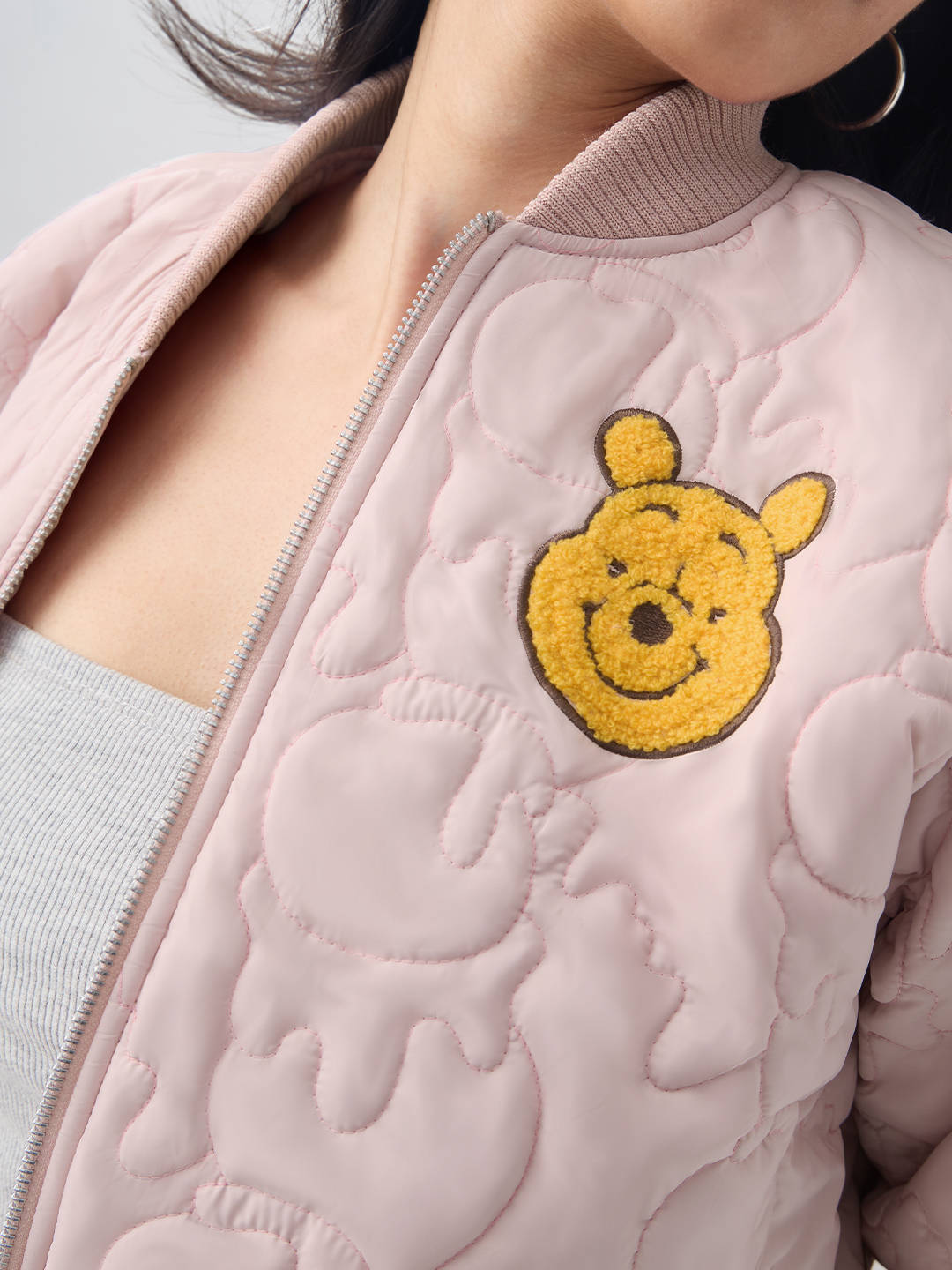 Official Disney Bother Free Women Bomber Jacket | JC78 - view 2