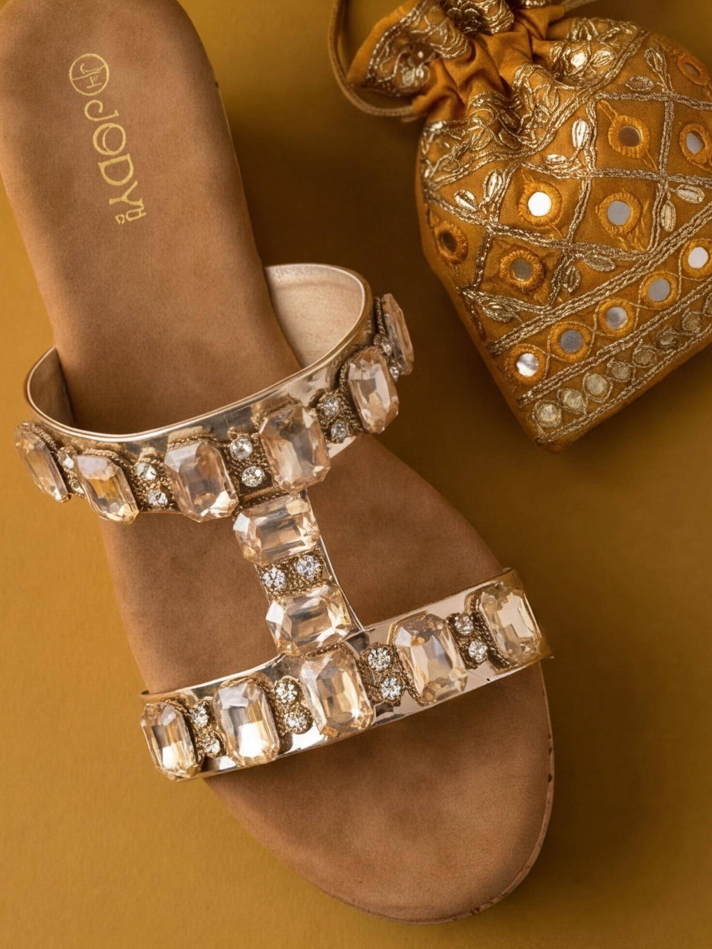 Heels Gold Wedges | H78 - view 8