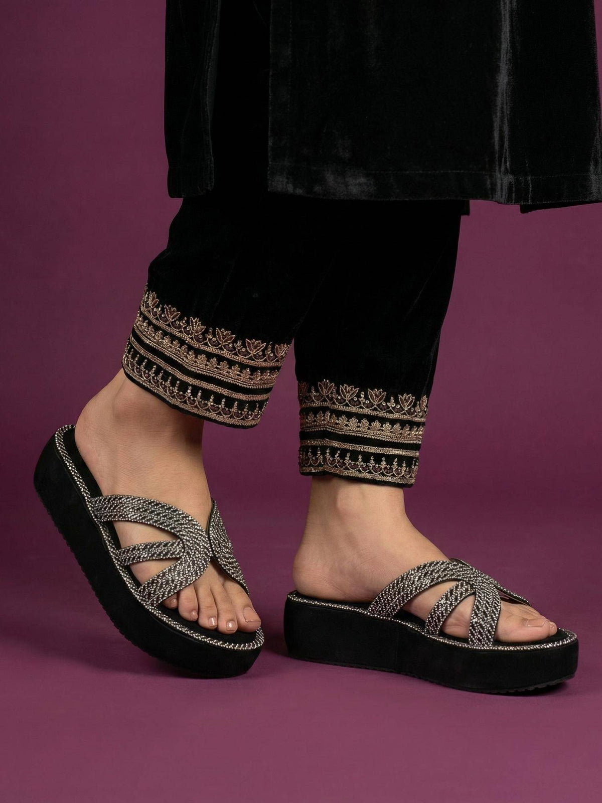 Heels Rose Gold Sandals | SD89 - view 23