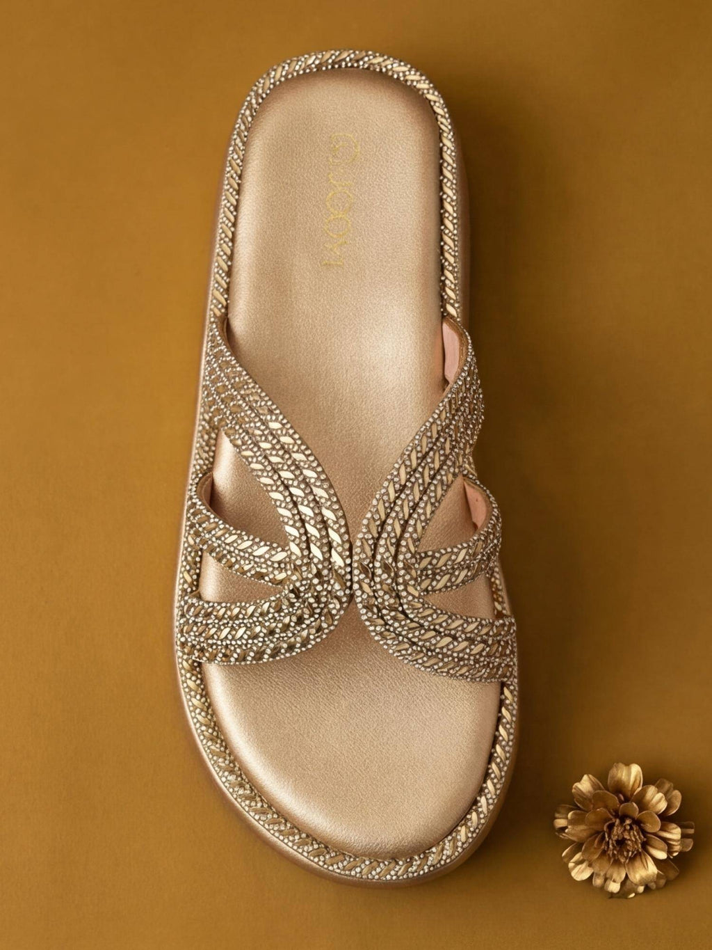 Heels Rose Gold Sandals | SD89 - view 16