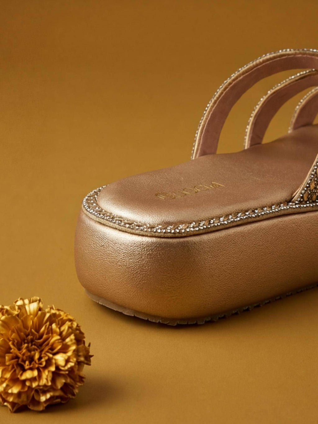 Heels Rose Gold Sandals | SD89 - view 17