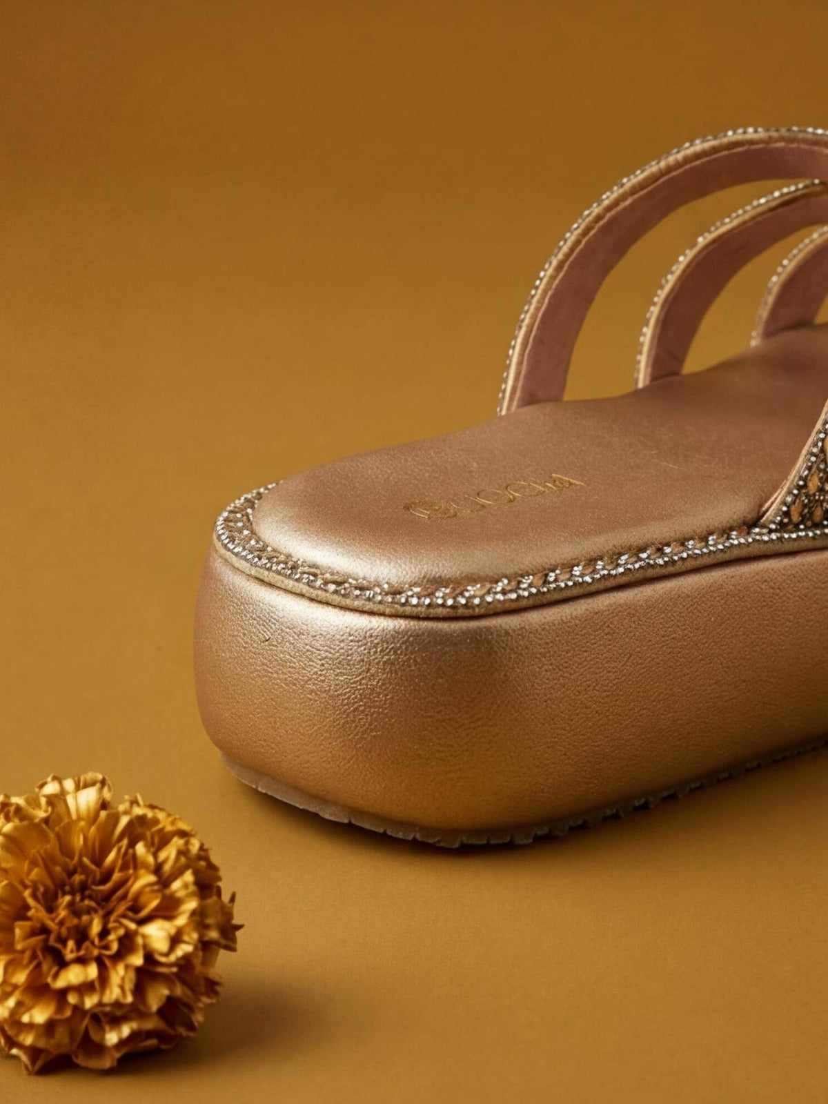 Heels Rose Gold Sandals | SD89 - view 17
