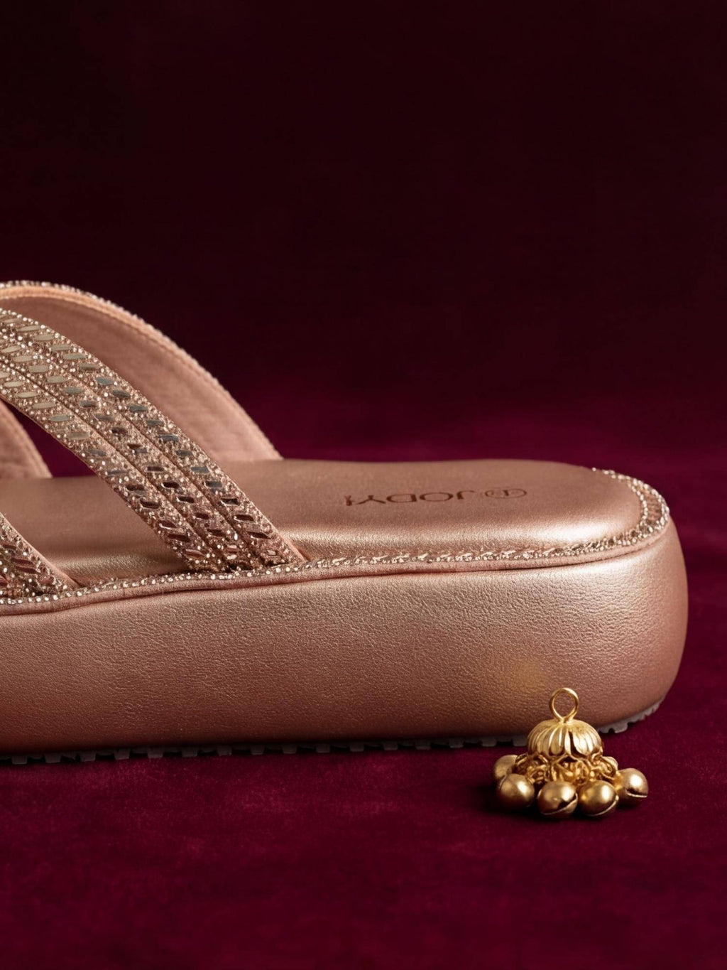 Heels Rose Gold Sandals | SD89 - view 9