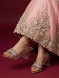 Heels Rose Gold Sandals | H78 - view 1