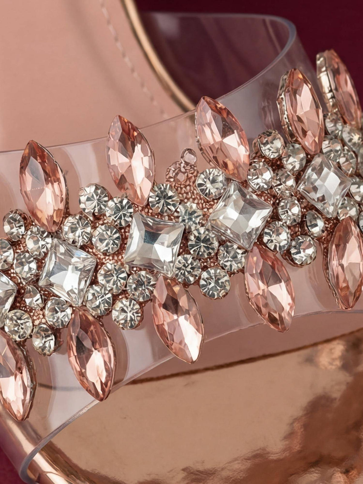 Heels Rose Gold Sandals | H78 - view 3
