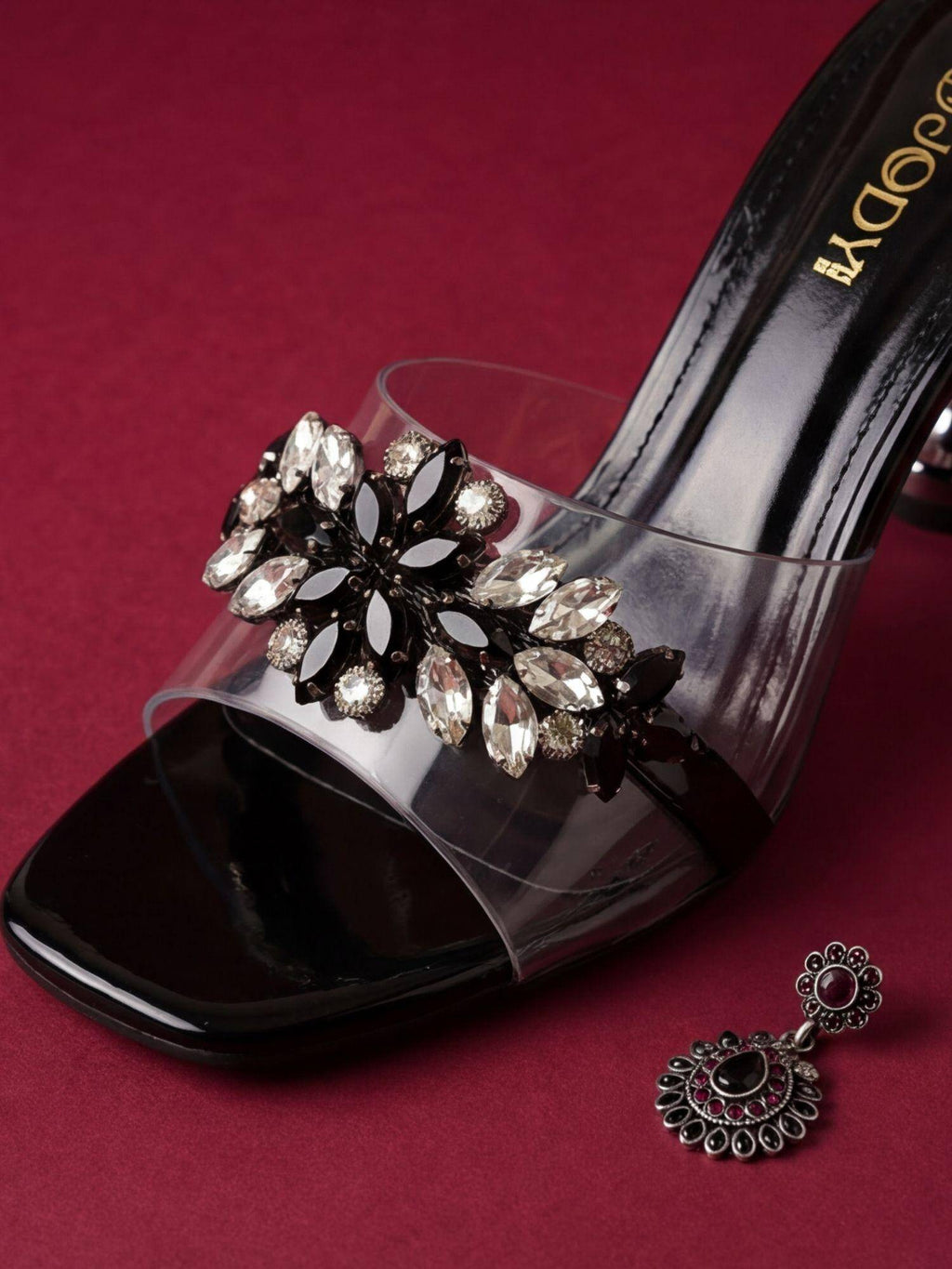 Heels Black Sandals | H78 - view 2