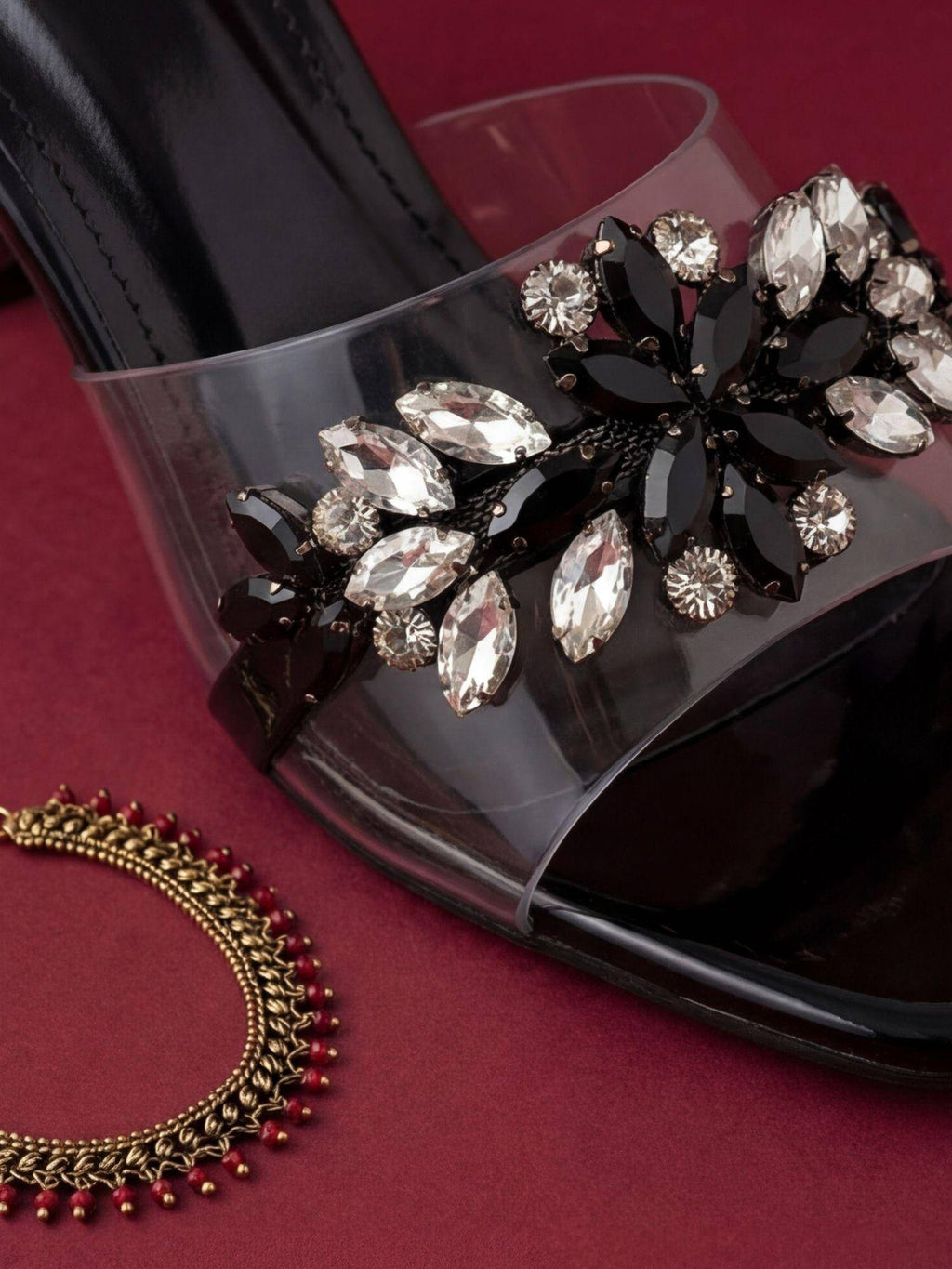 Heels Black Sandals | H78 - view 3