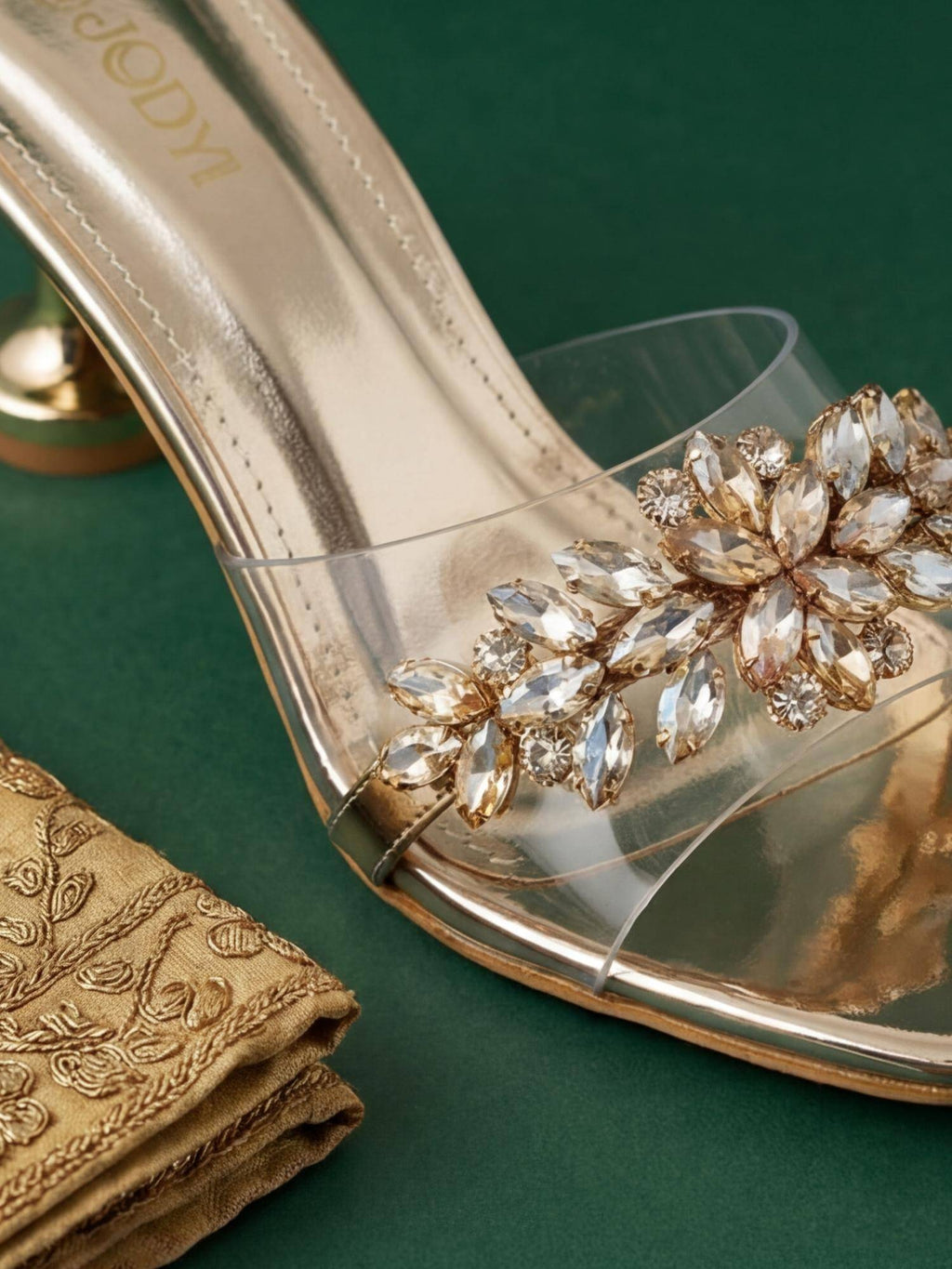 Heels Gold Sandals | H78 - view 2